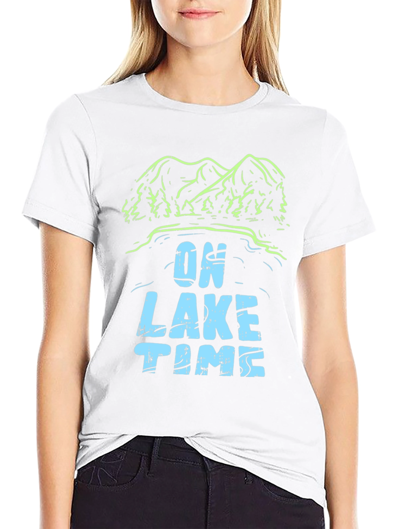 On Lake Time Graphic T-Shirt