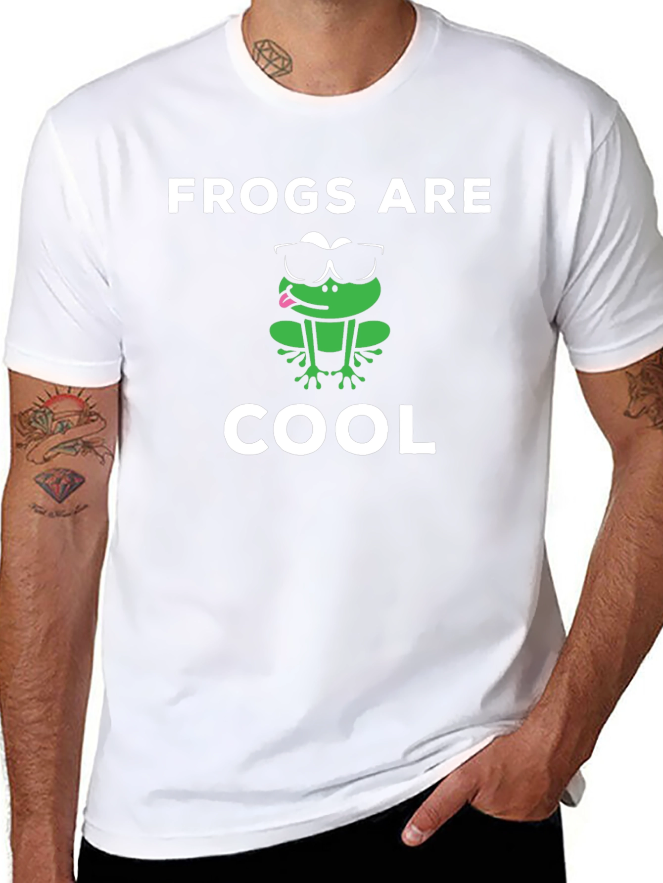 Frogs Are Cool T-Shirt - Fun Graphic Tee