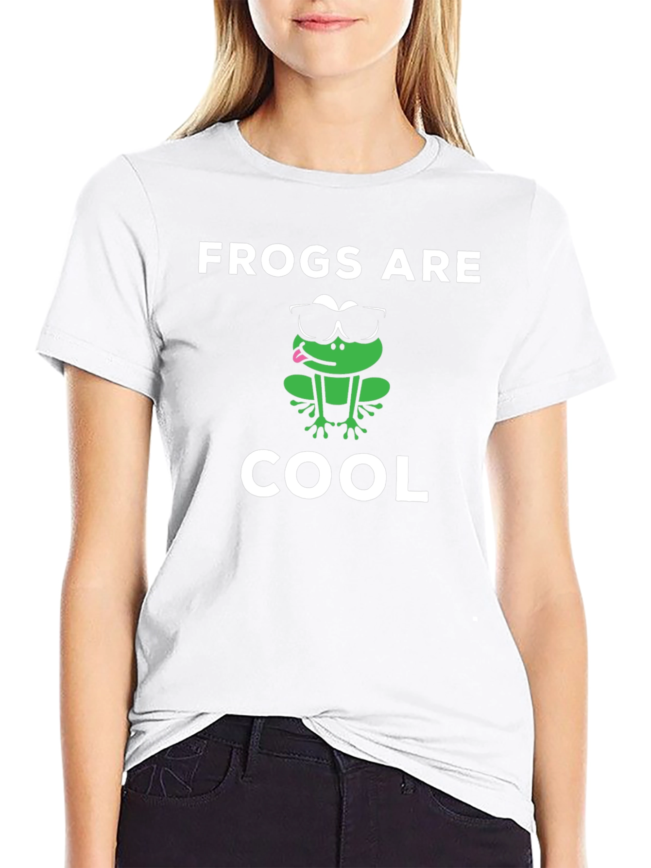 Frogs Are Cool T-Shirt - Fun Graphic Tee