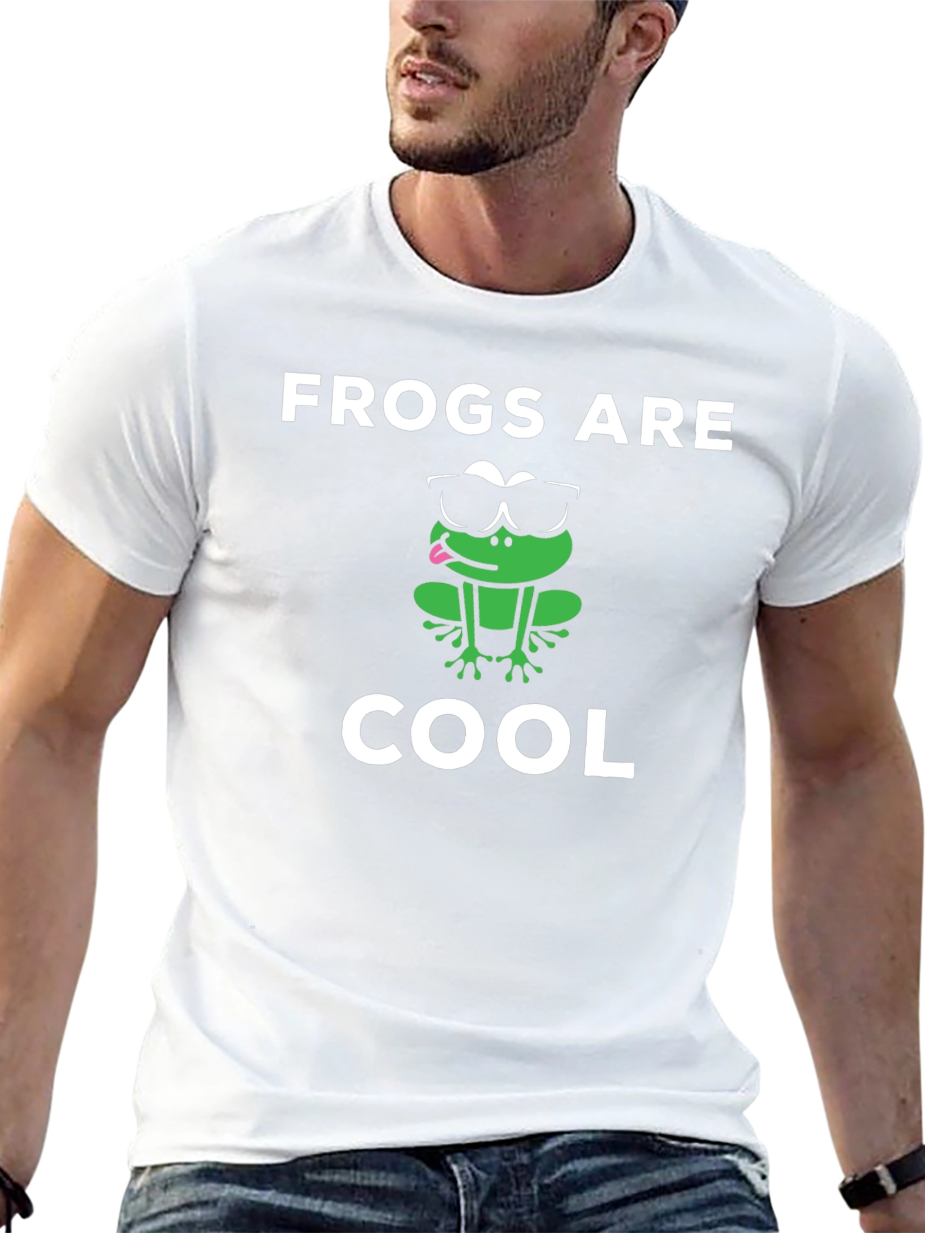 Frogs Are Cool T-Shirt - Fun Graphic Tee