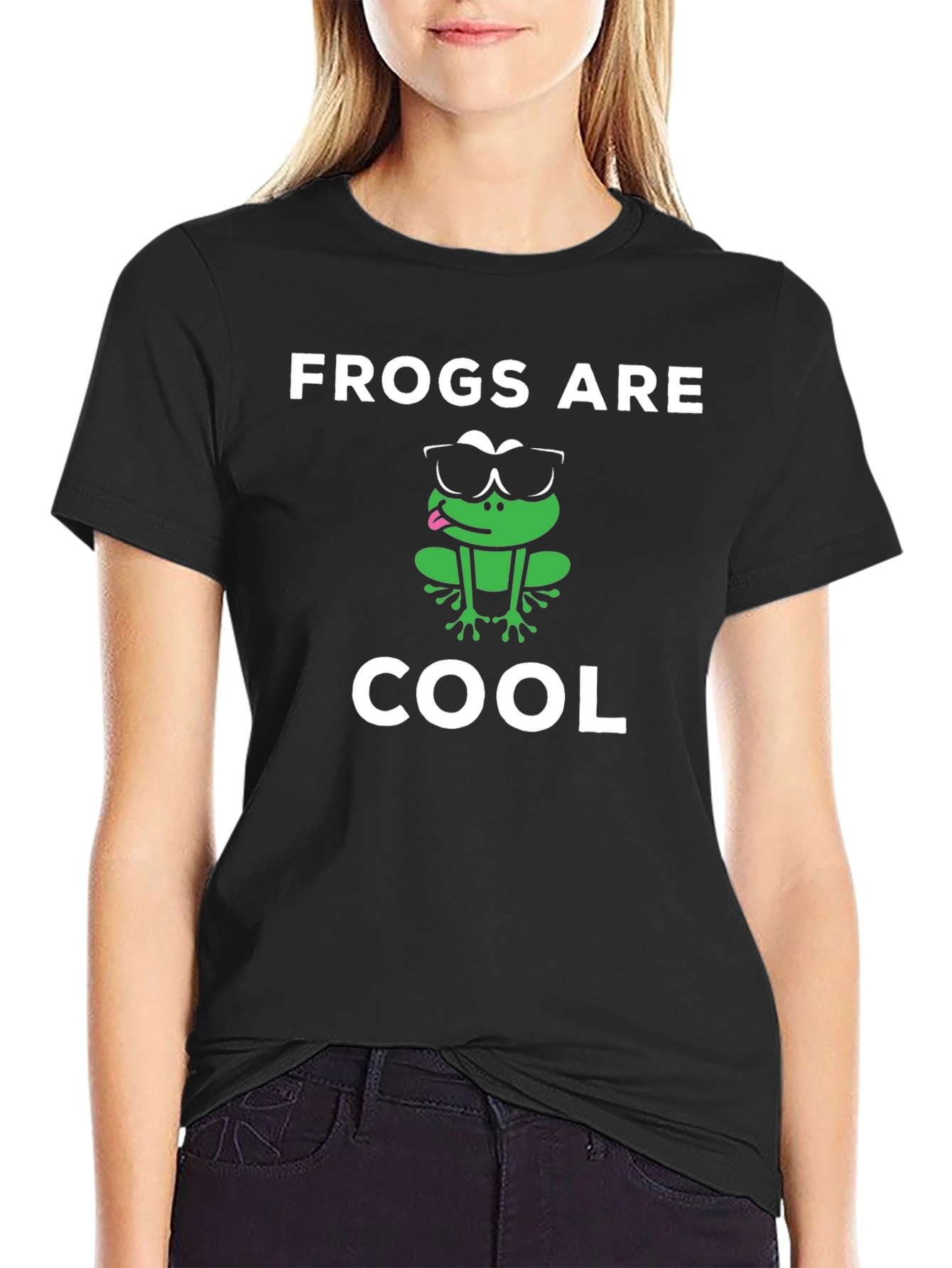 Frogs Are Cool T-Shirt - Fun Graphic Tee