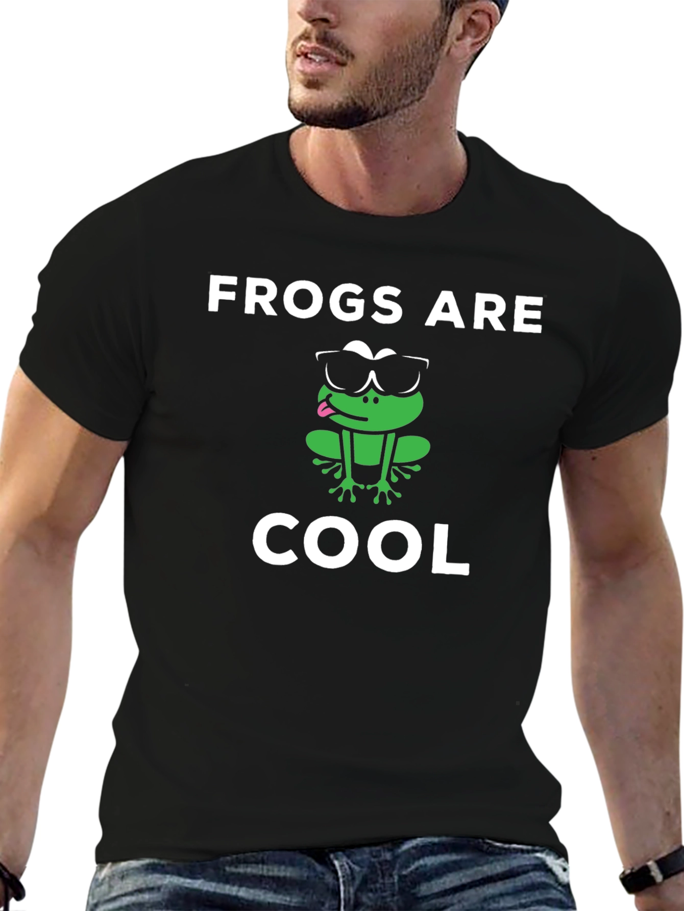 Frogs Are Cool T-Shirt - Fun Graphic Tee