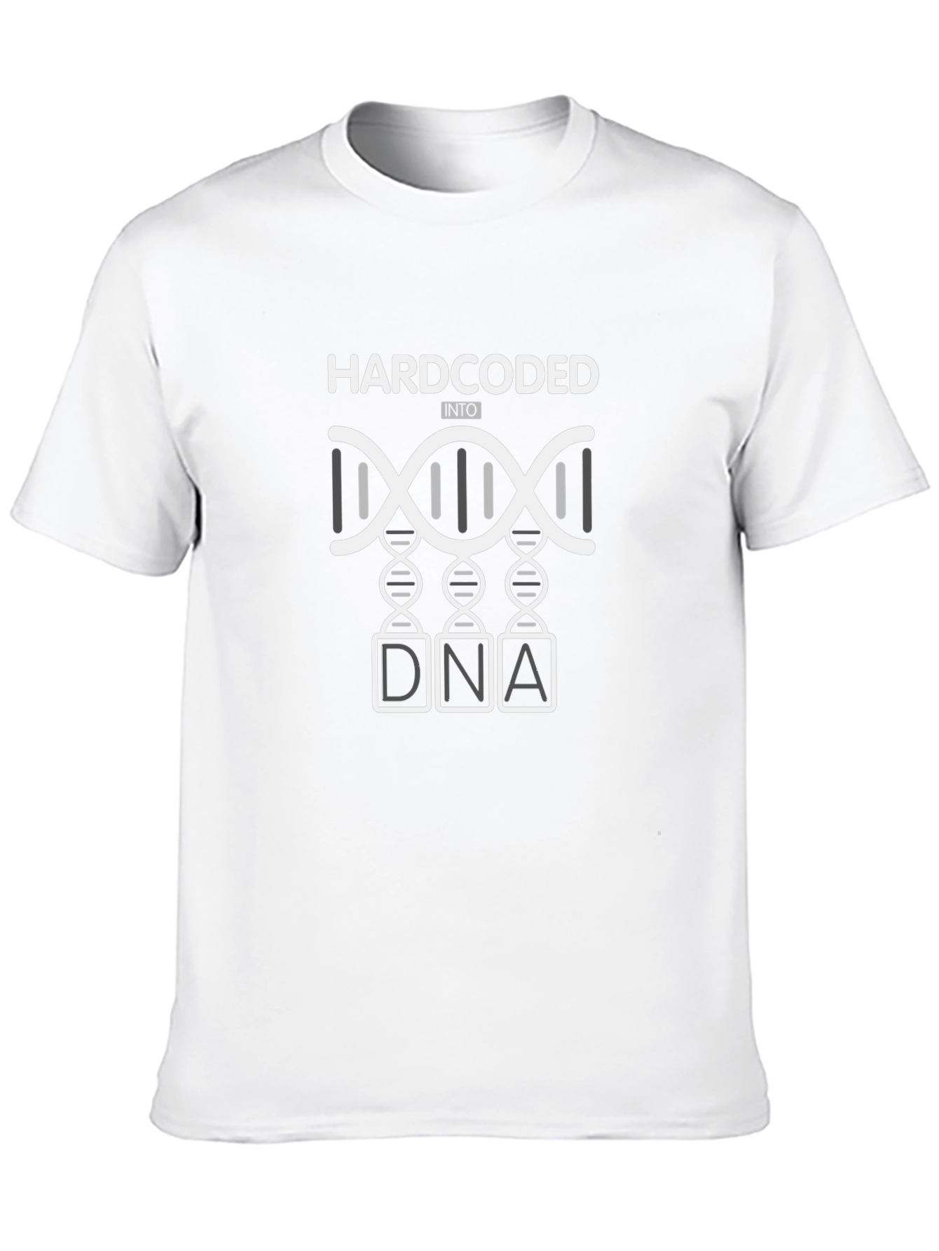 Hardcoded Into DNA Black Graphic T-Shirt