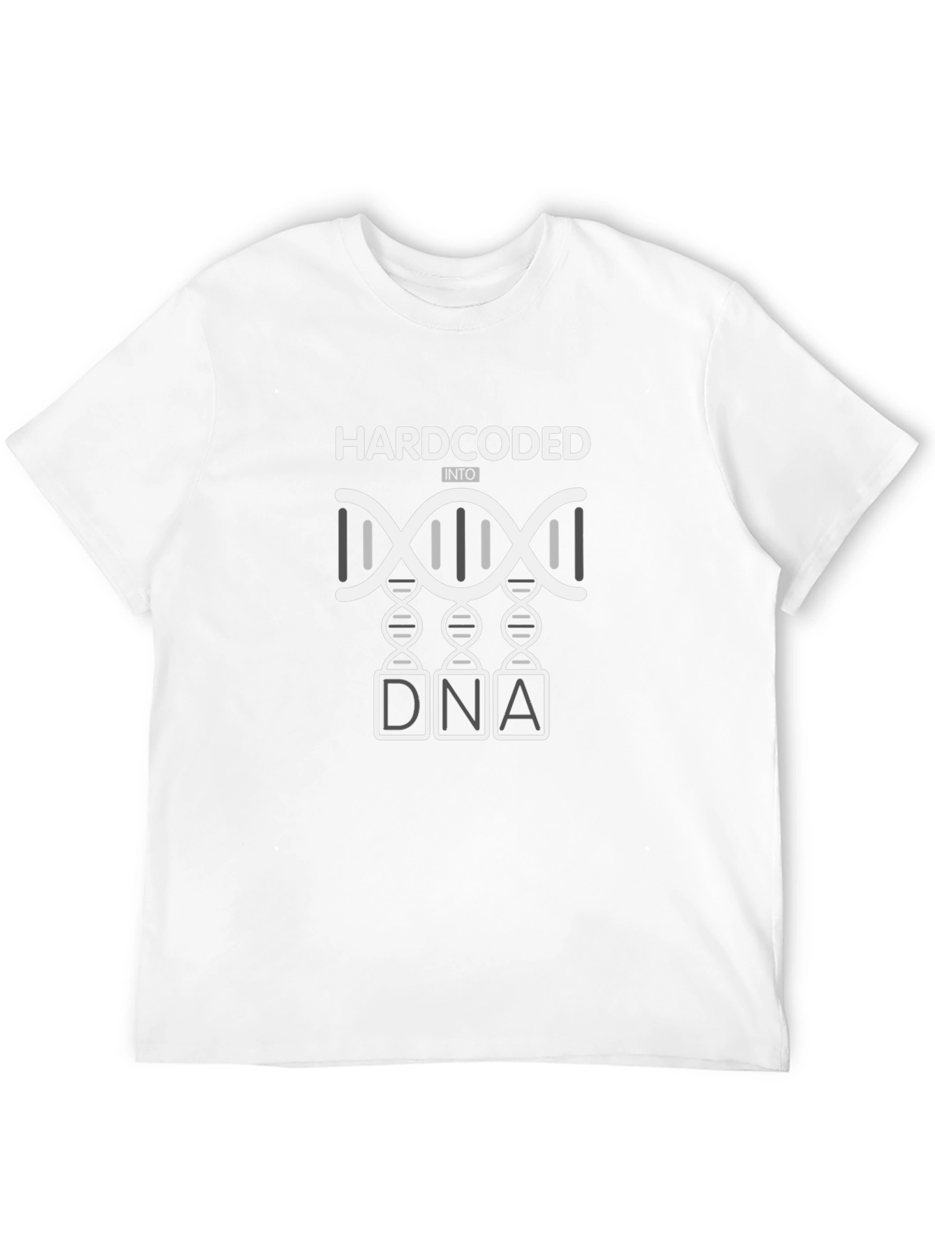 Hardcoded Into DNA Black Graphic T-Shirt