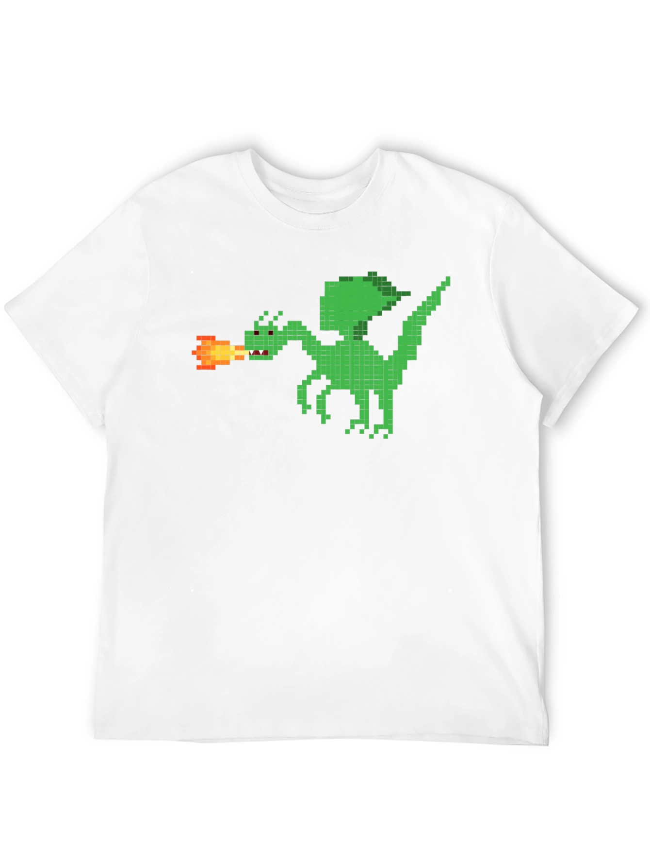 Pixelated Dragon T-Shirt - Retro Gaming Style