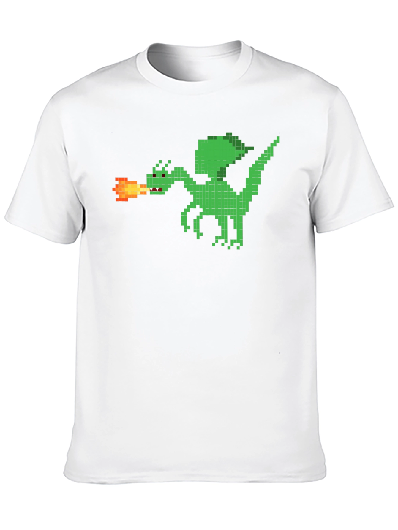Pixelated Dragon T-Shirt - Retro Gaming Style