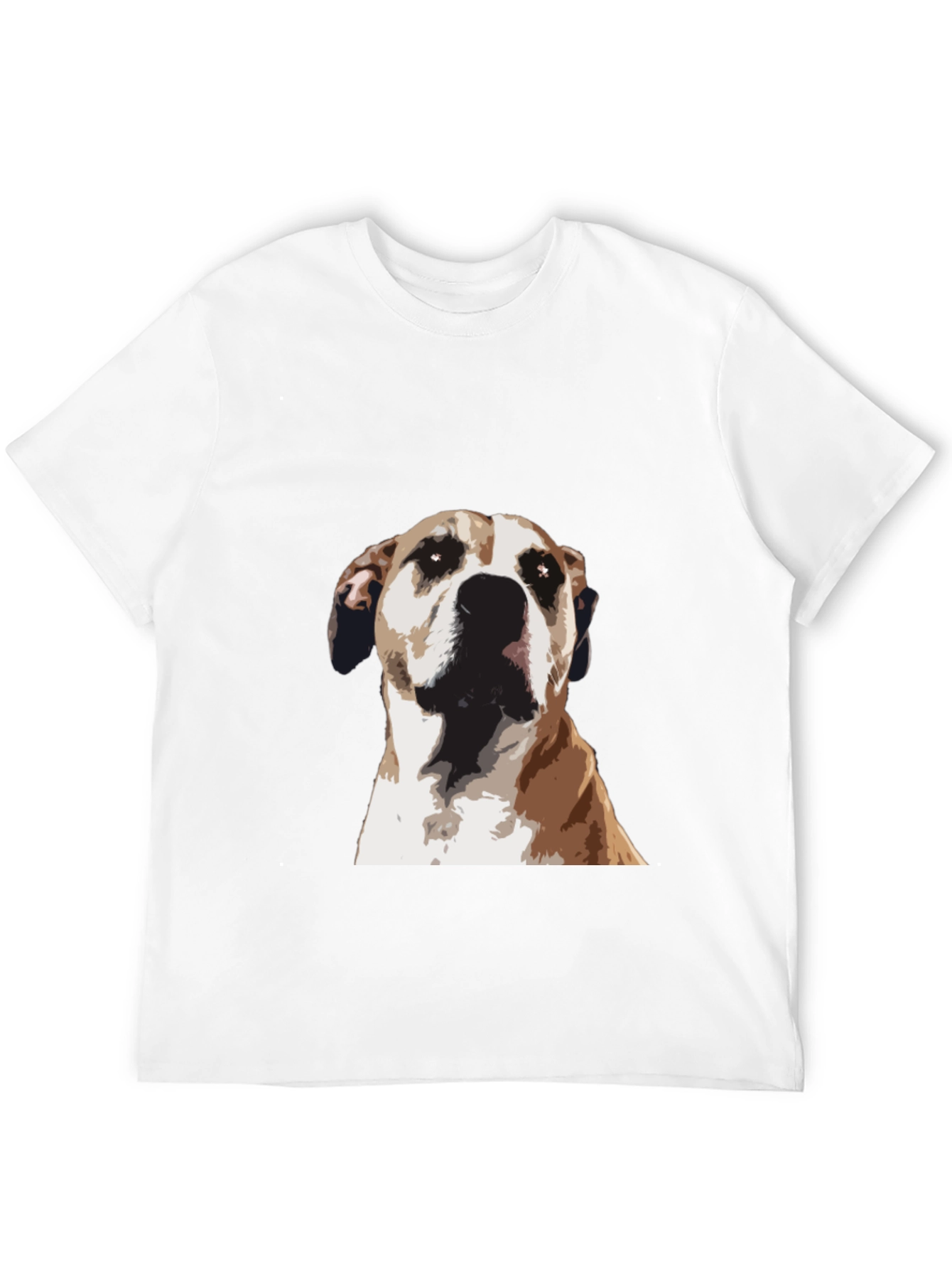 Dog Graphic Tee - Stylish Mens Black T-Shirt