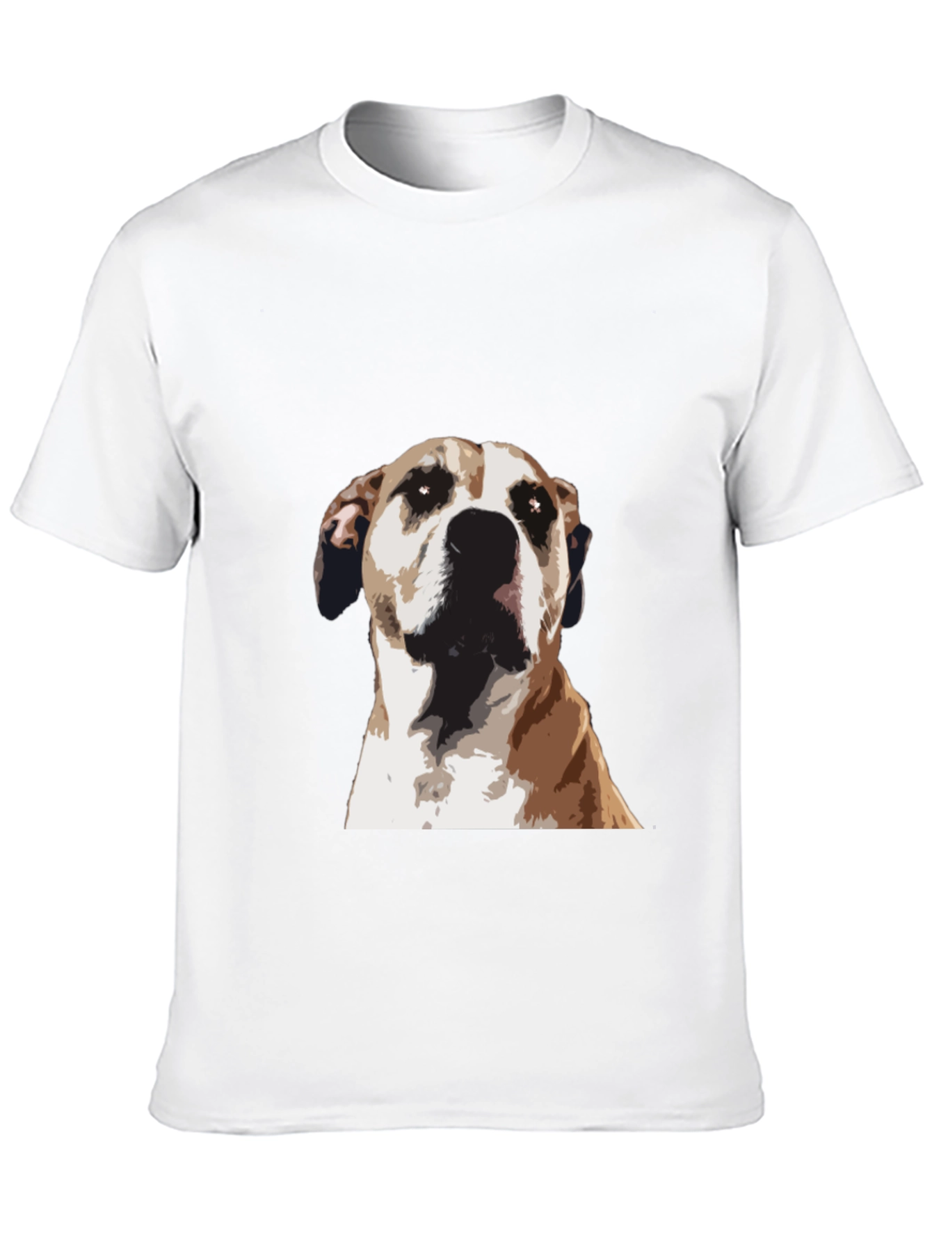 Dog Graphic Tee - Stylish Mens Black T-Shirt