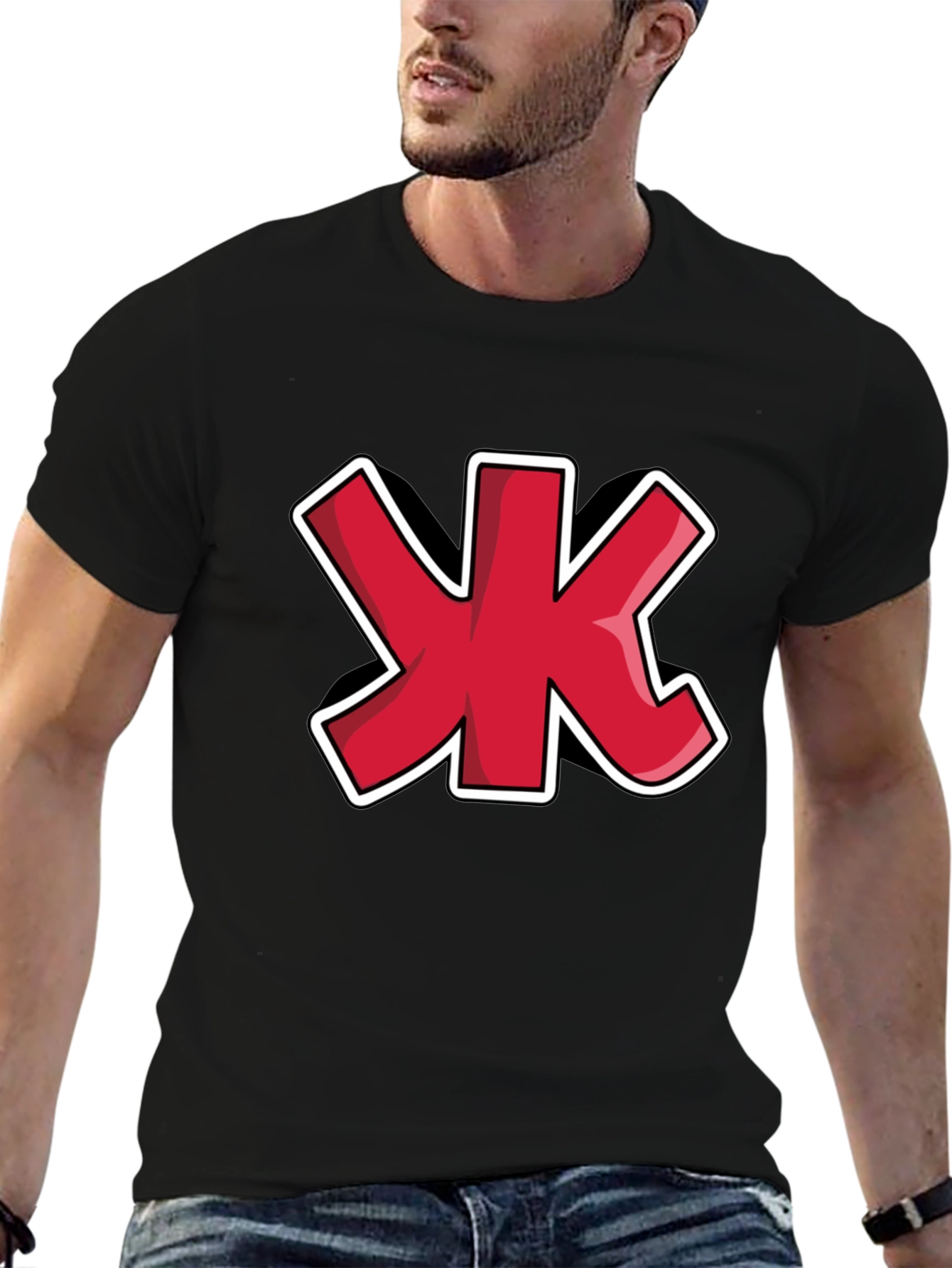Red Cyrillic Letter Zhe T-Shirt