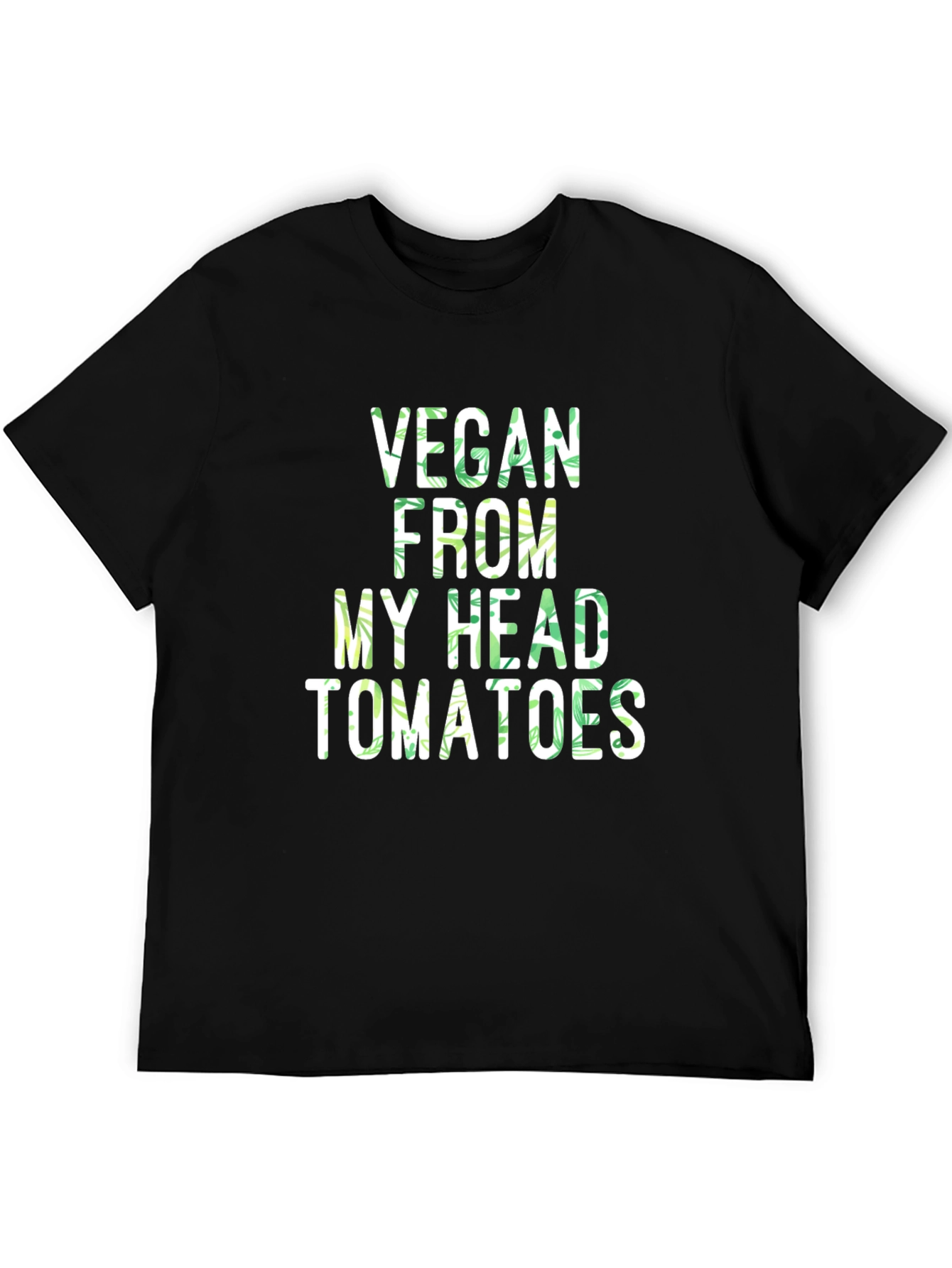 Vegan Head Tomatoes Graphic T-Shirt