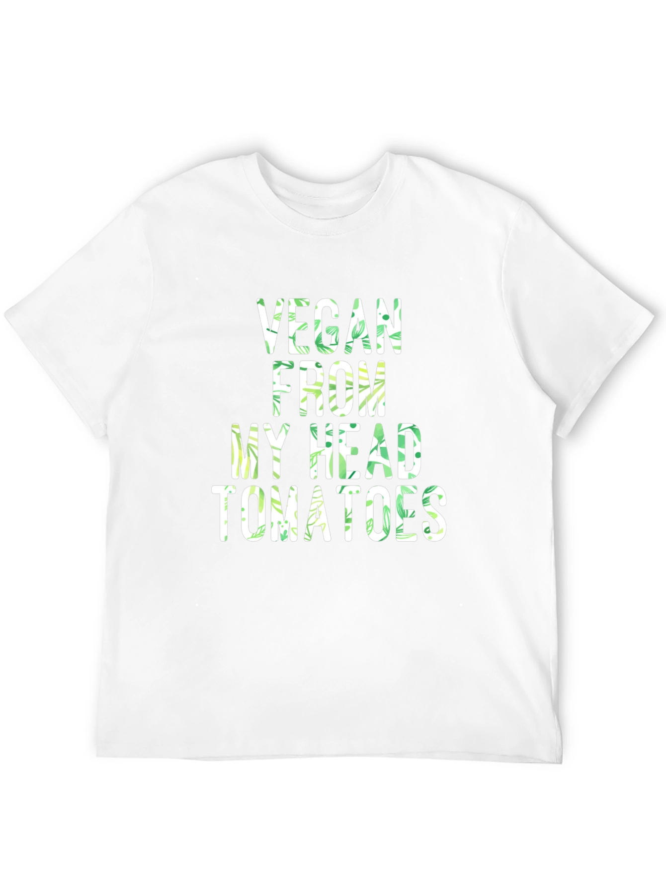 Vegan Head Tomatoes Graphic T-Shirt