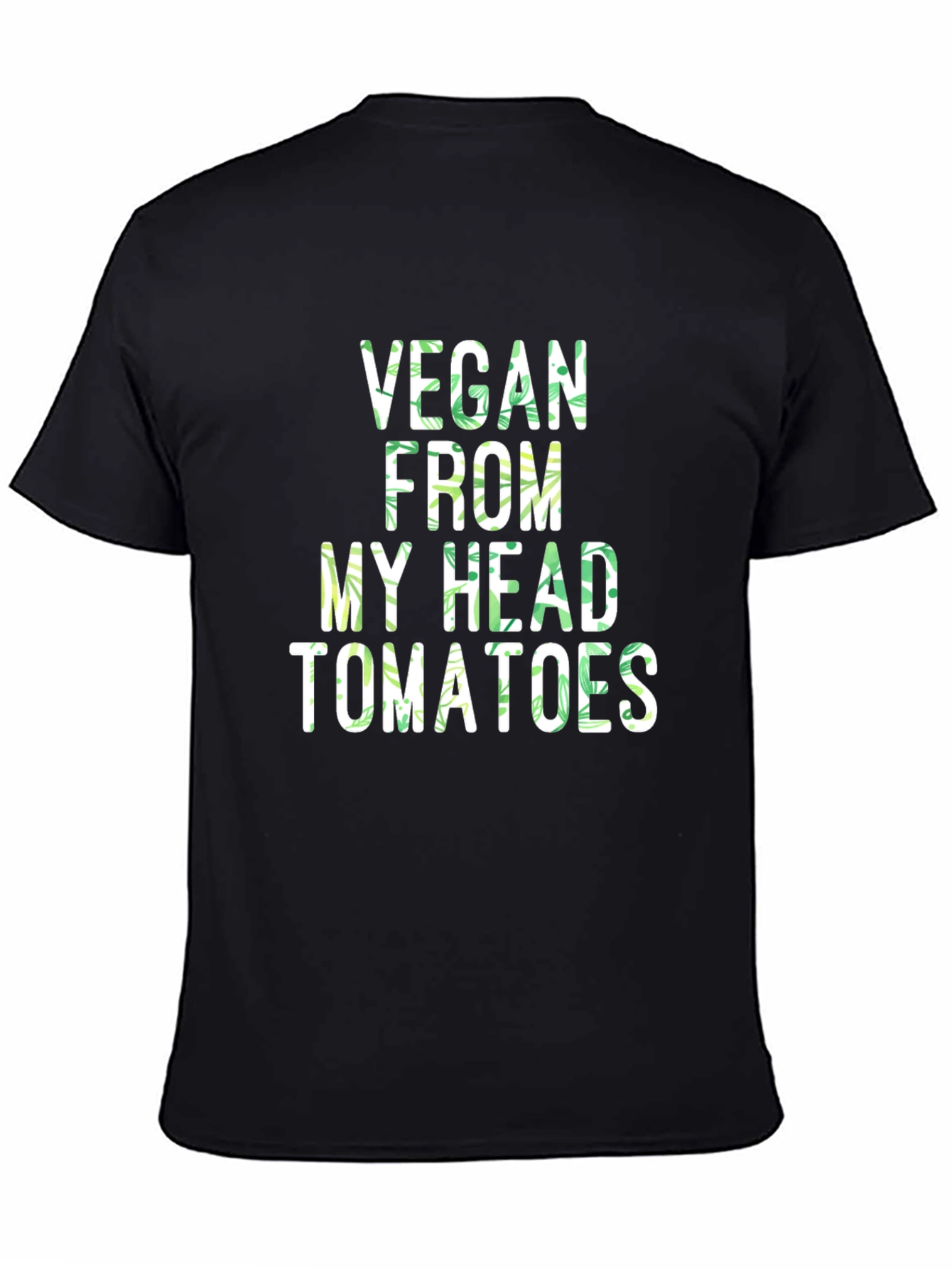 Vegan Head Tomatoes Graphic T-Shirt
