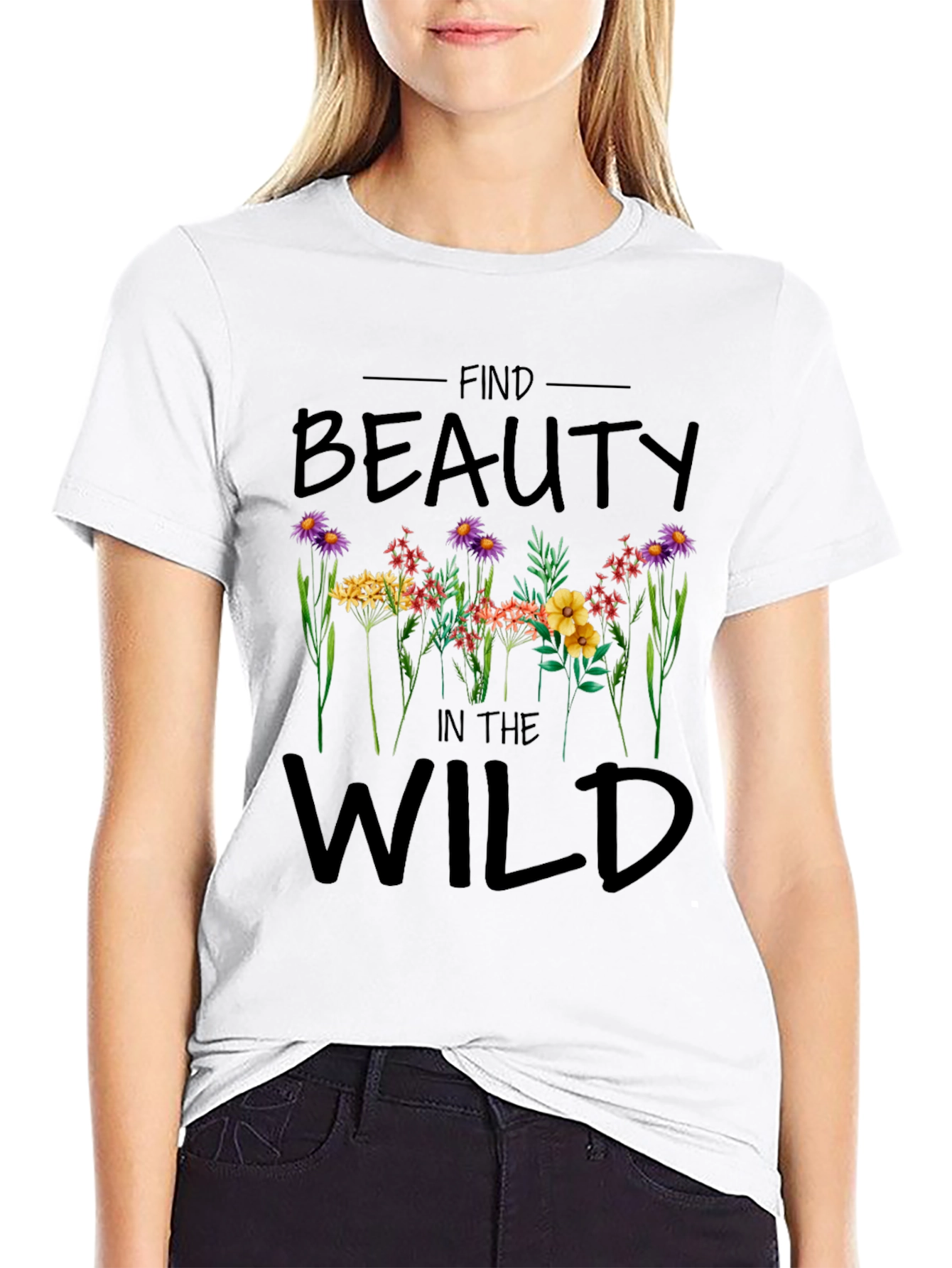 Find Beauty in the Wild Graphic T-Shirt