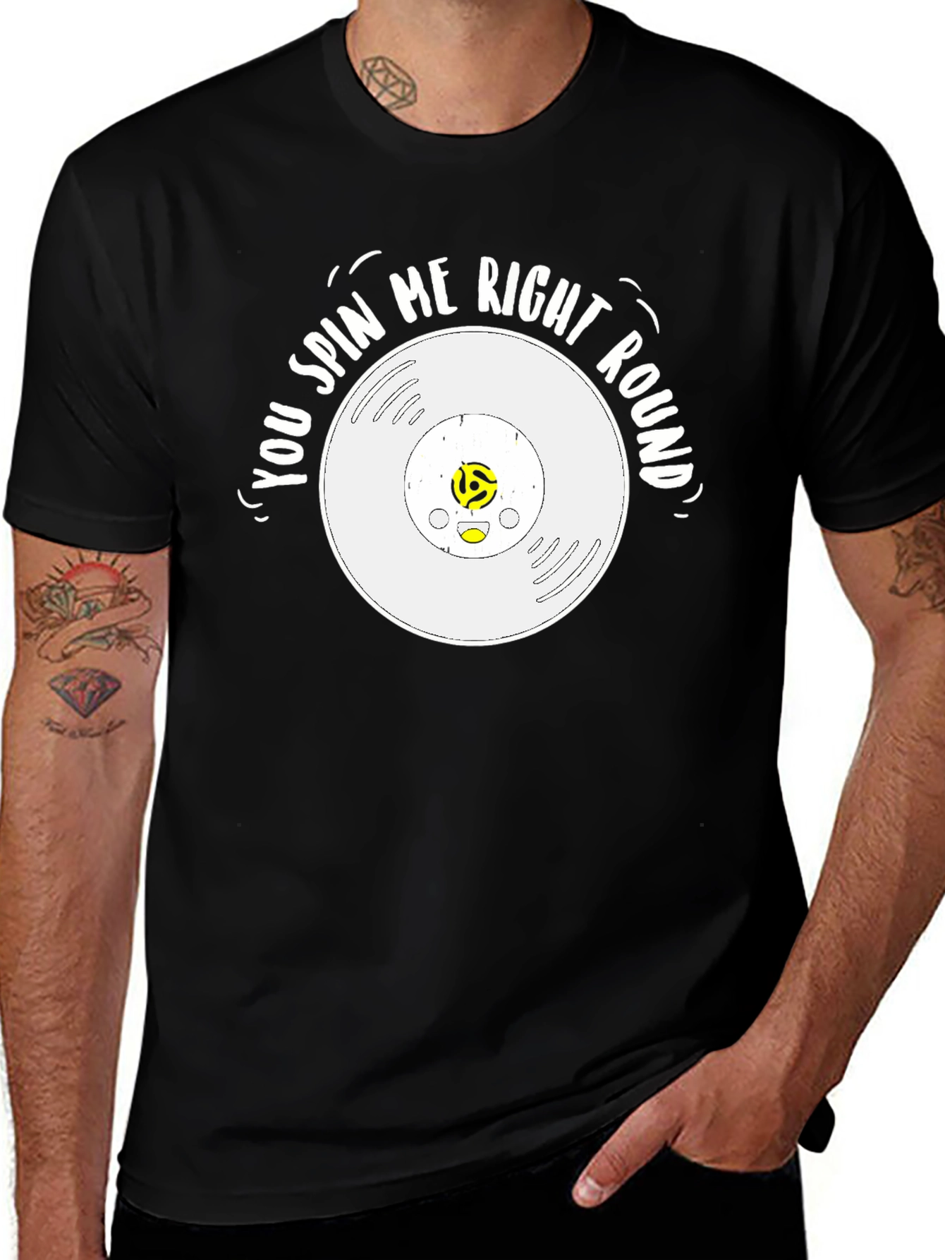 You Spin Me Right Round Graphic Tee