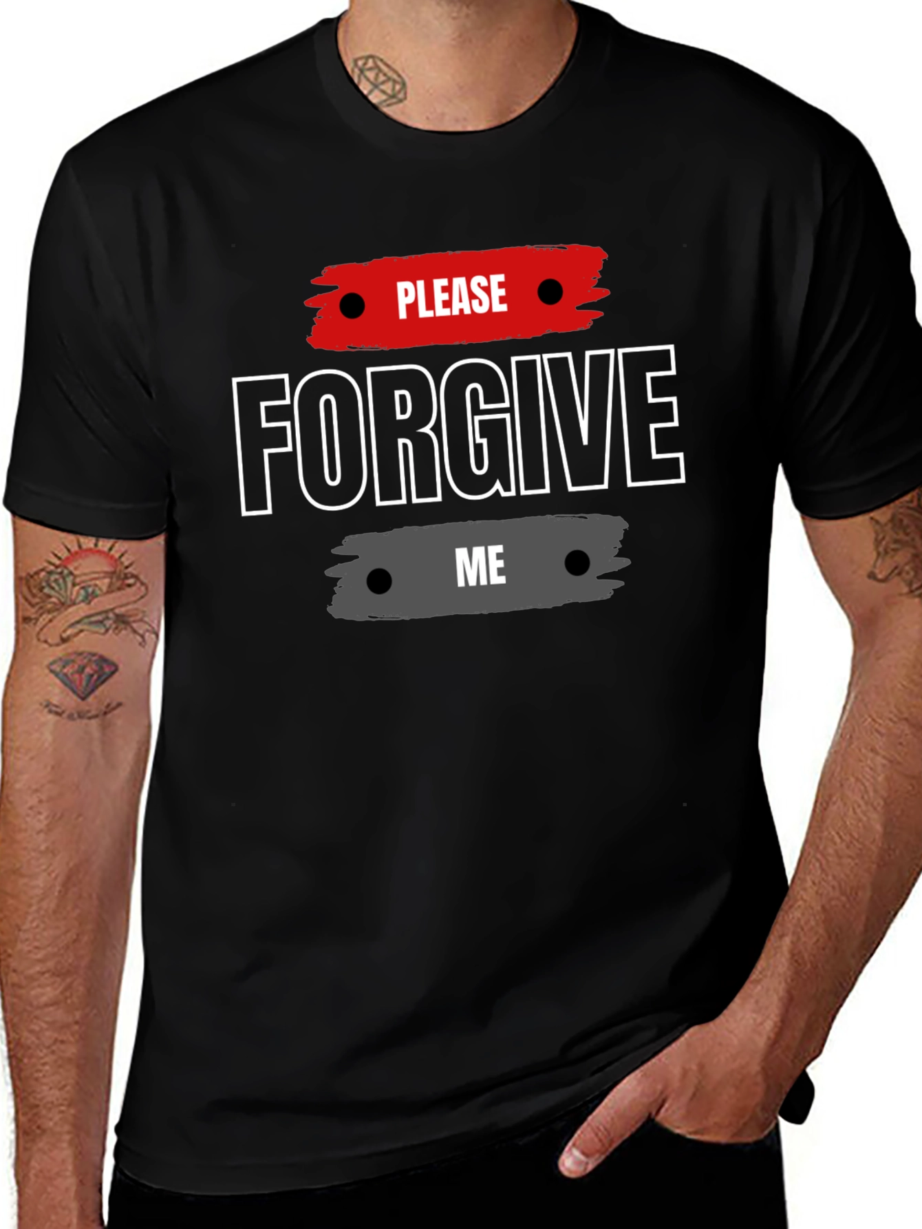 Please Forgive Me Graphic Tee - Stylish Apology