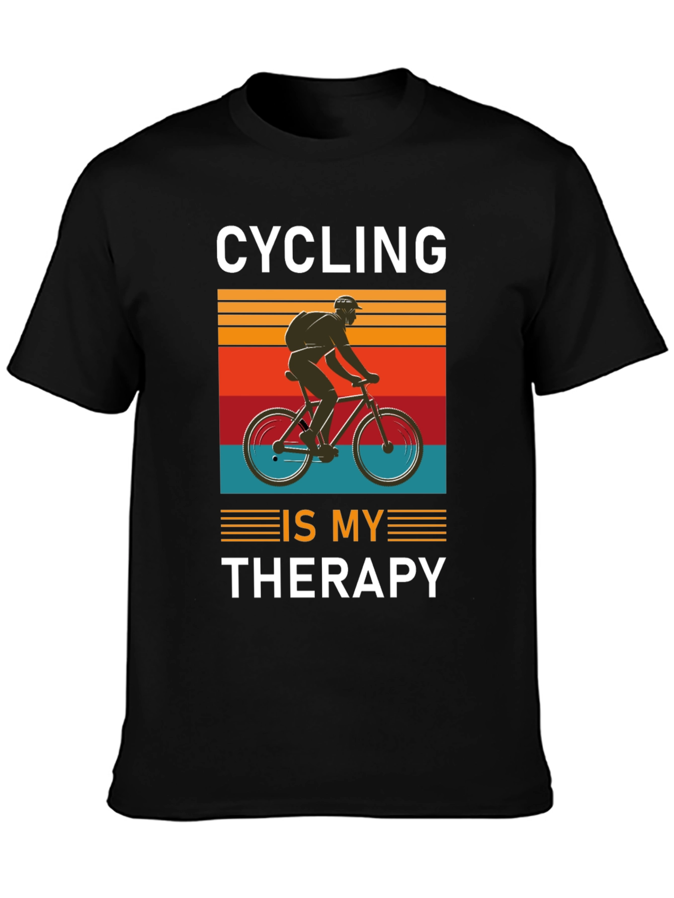 Cycling is My Therapy T-Shirt