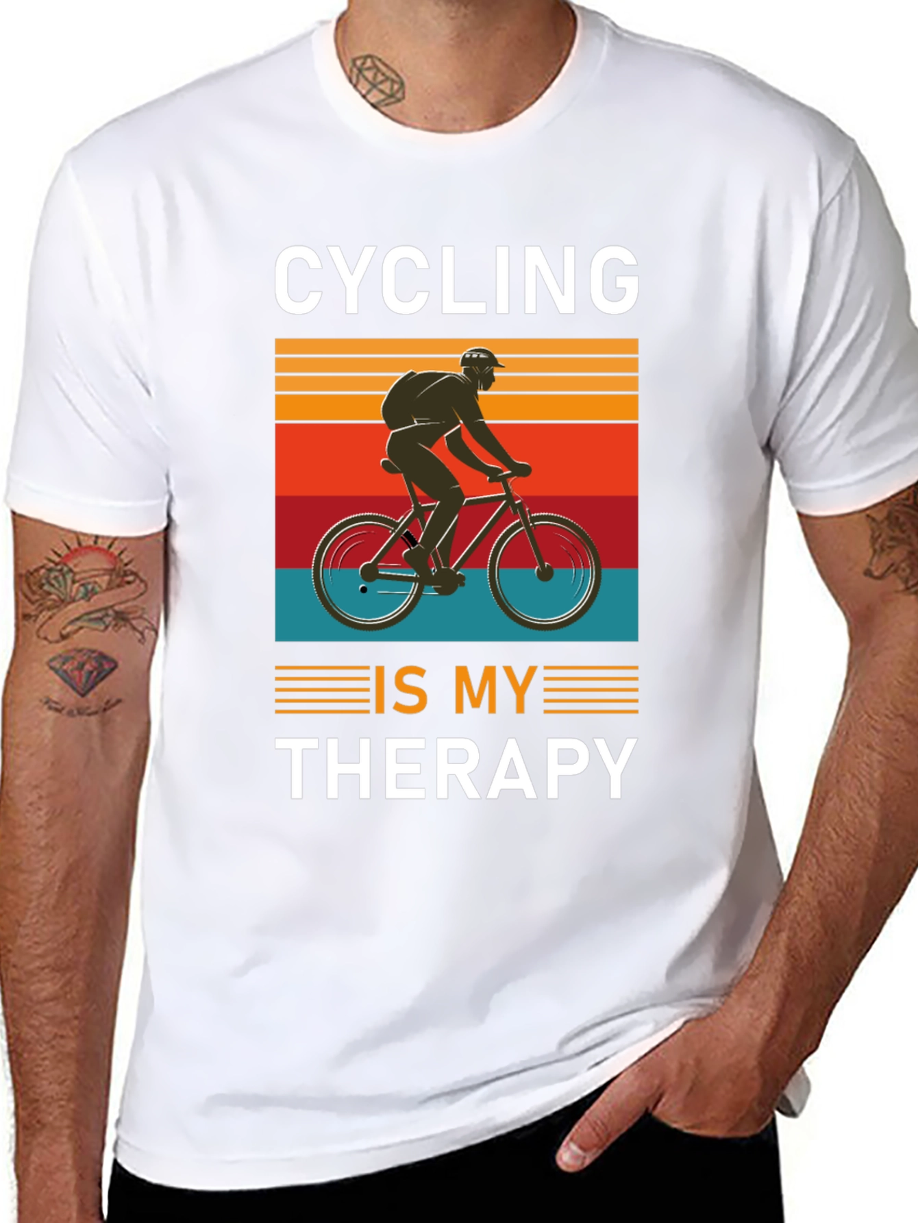 Cycling is My Therapy T-Shirt