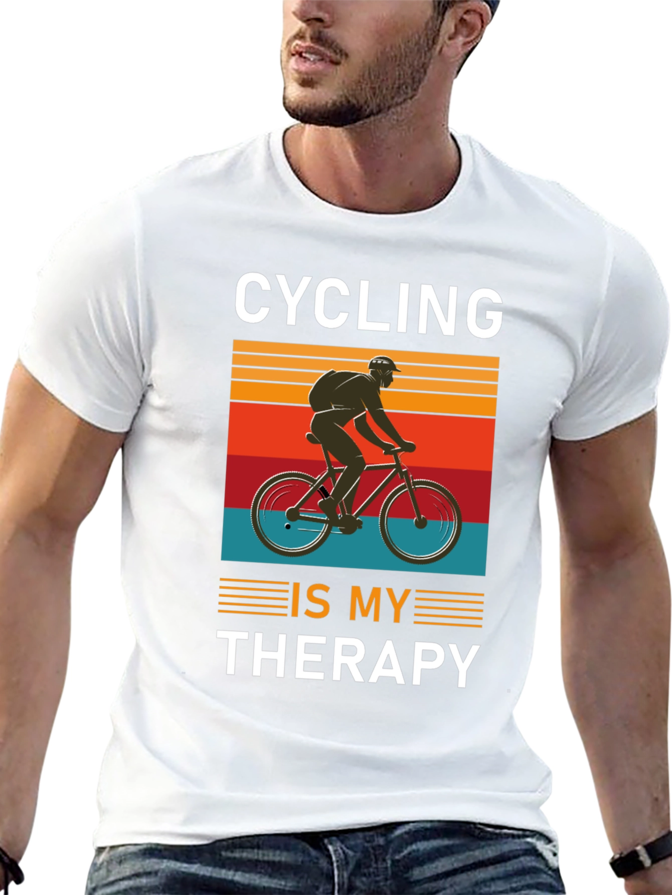 Cycling is My Therapy T-Shirt
