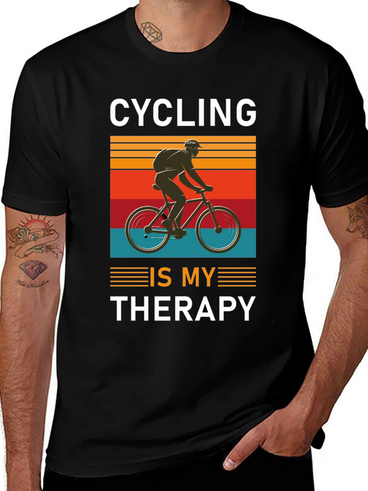 Cycling is My Therapy T-Shirt