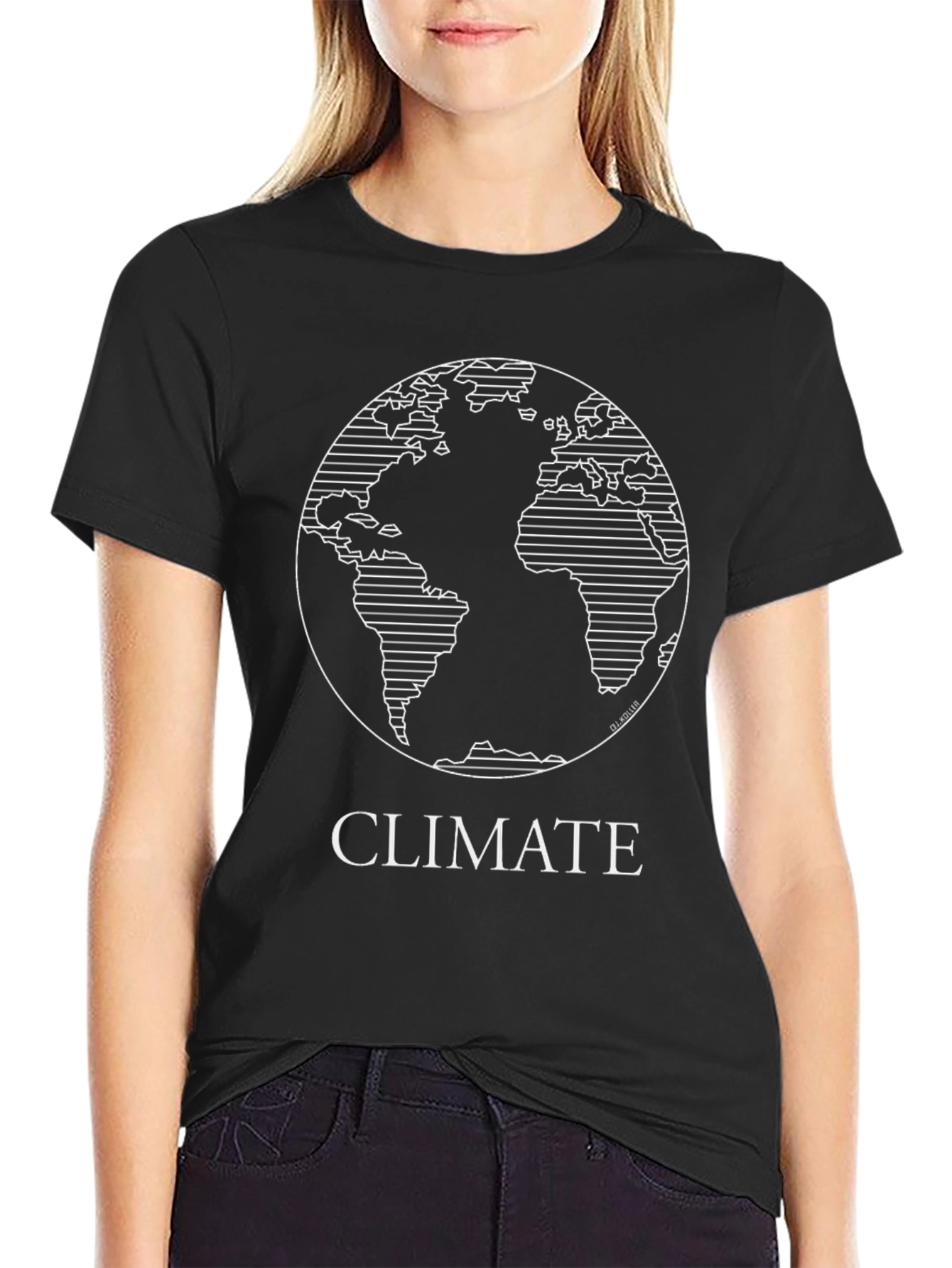 Climate Awareness Earth Graphic T-Shirt
