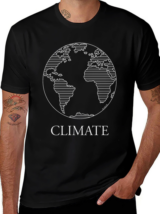 Climate Awareness Earth Graphic T-Shirt