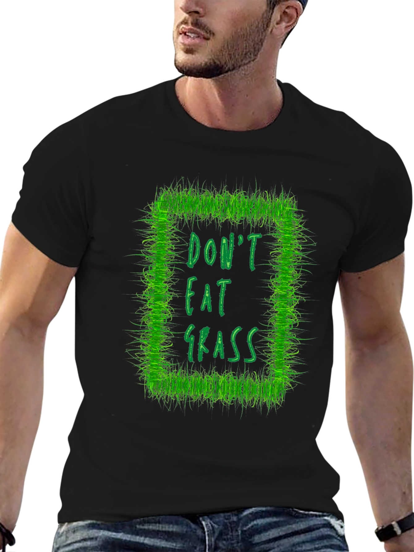 Dont Eat Grass Graphic T-Shirt