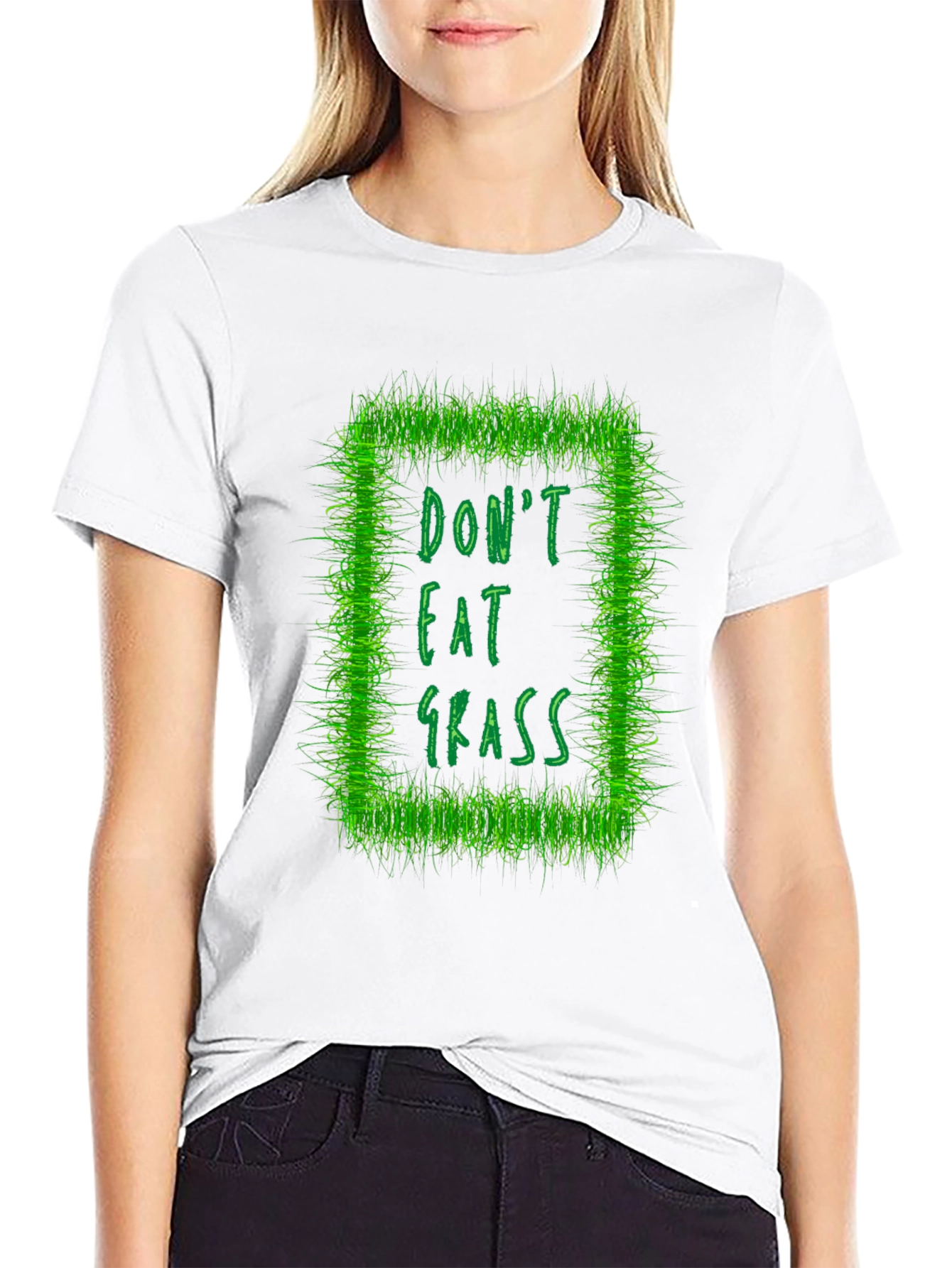 Dont Eat Grass Graphic T-Shirt