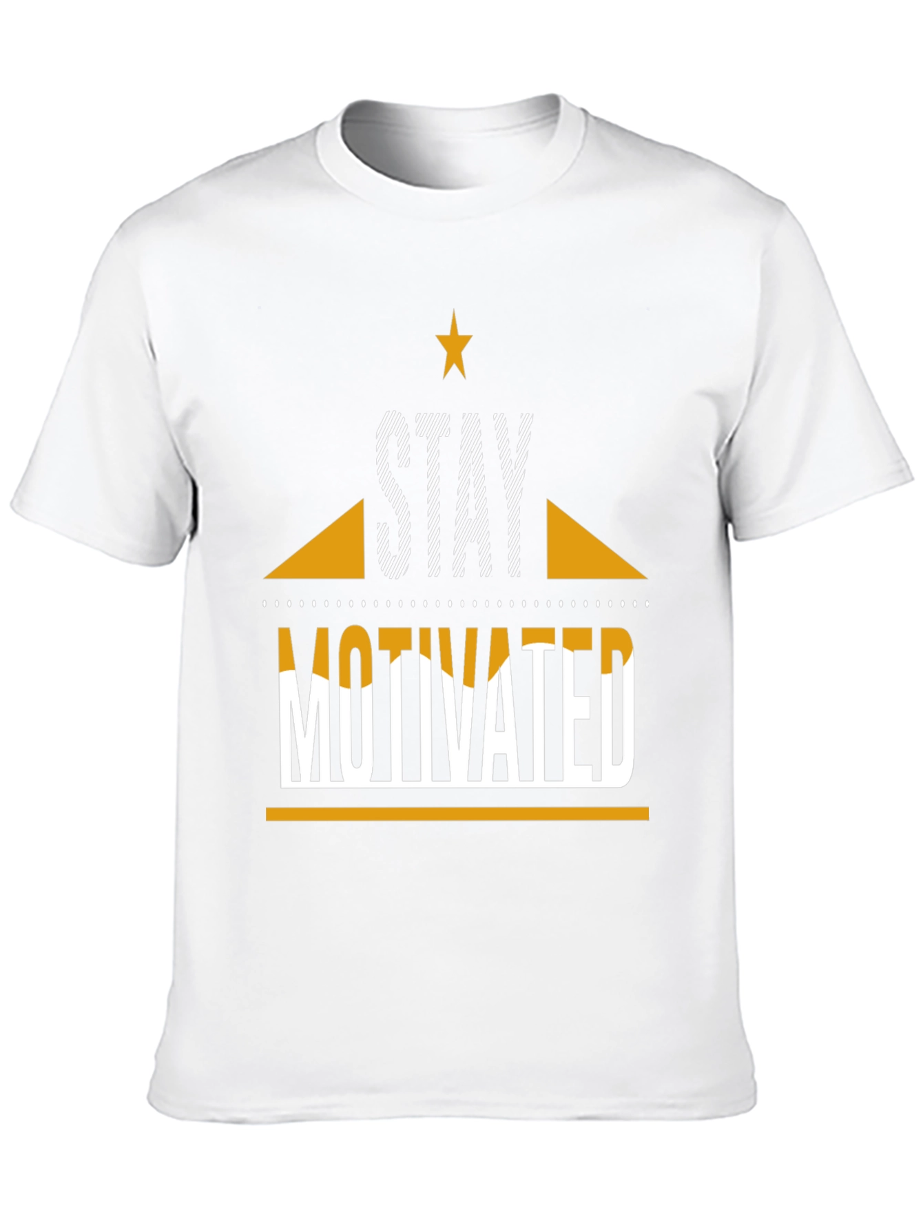 Stay Motivated Graphic Tee - Black