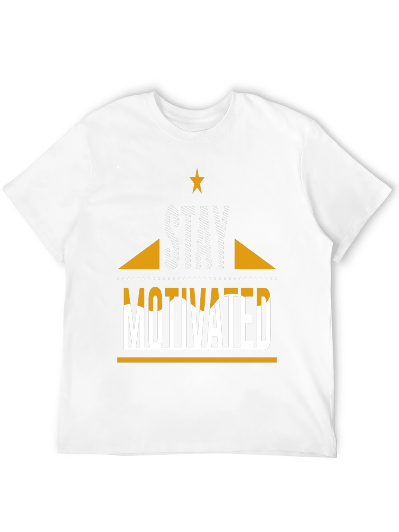 Stay Motivated Graphic Tee - Black
