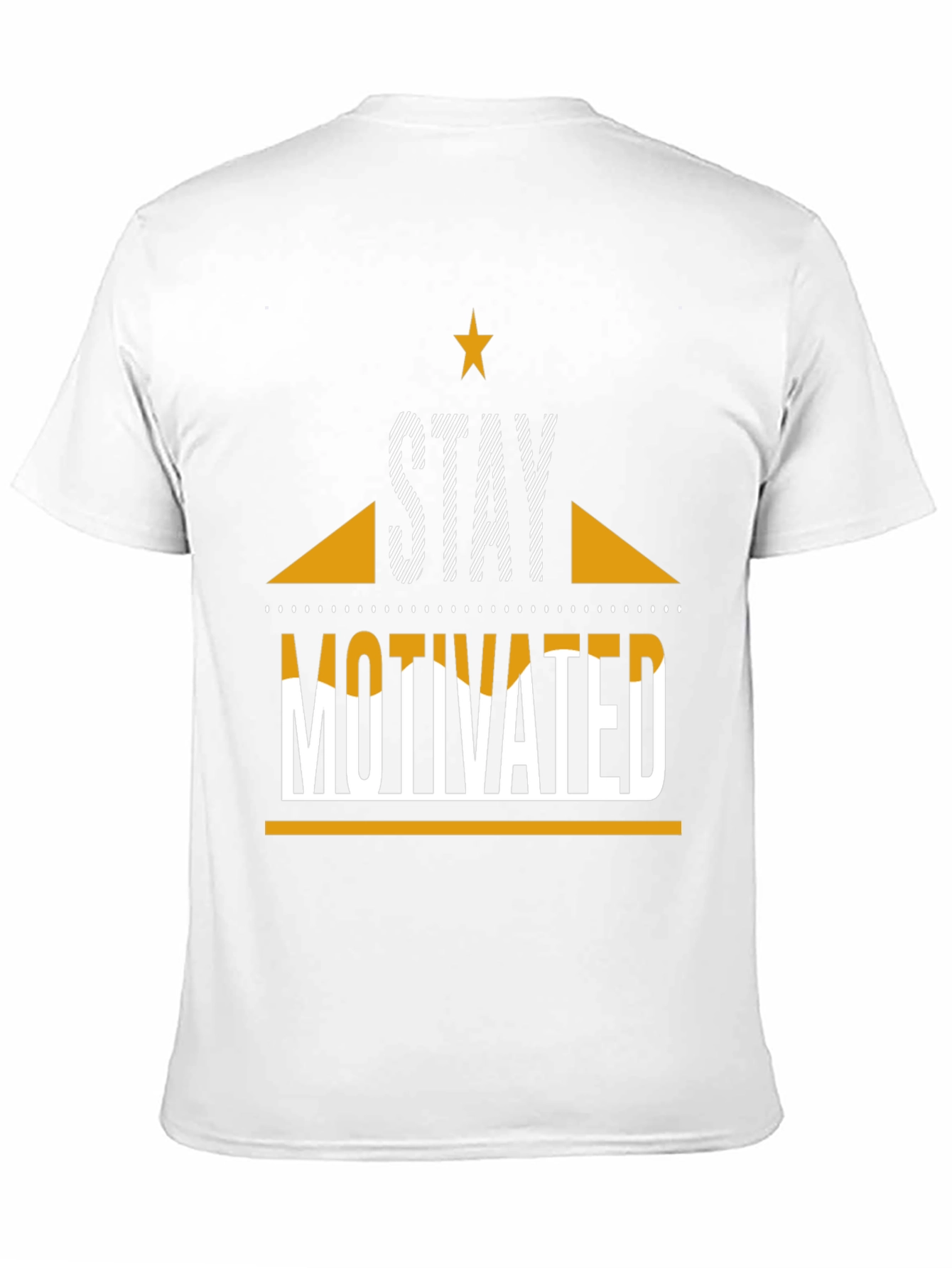 Stay Motivated Graphic Tee - Black