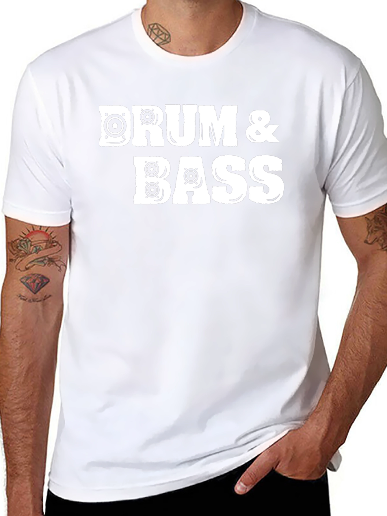 Drum & Bass Speaker Graphic T-Shirt