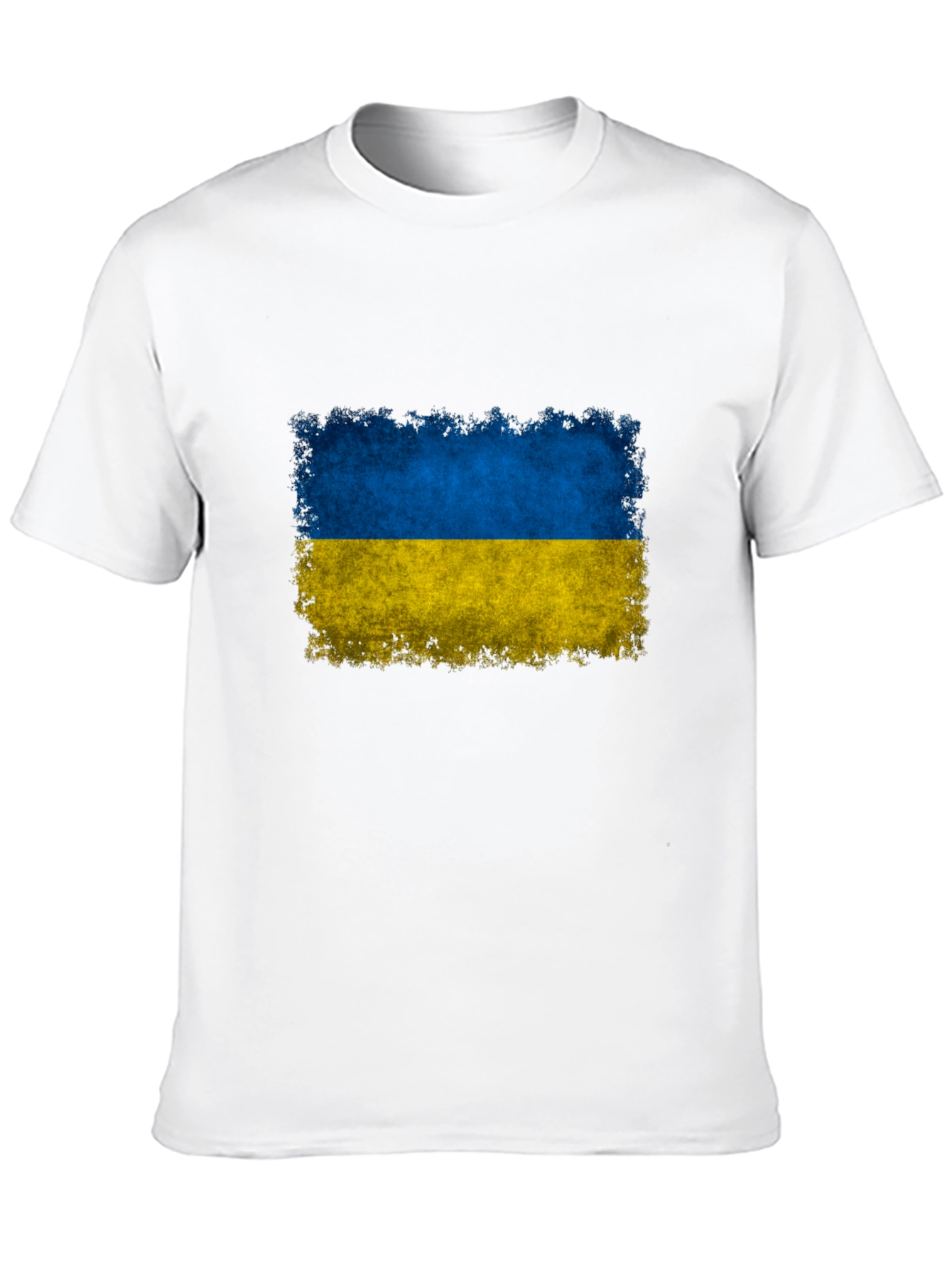 Ukraine Flag T-Shirt - Distressed Design