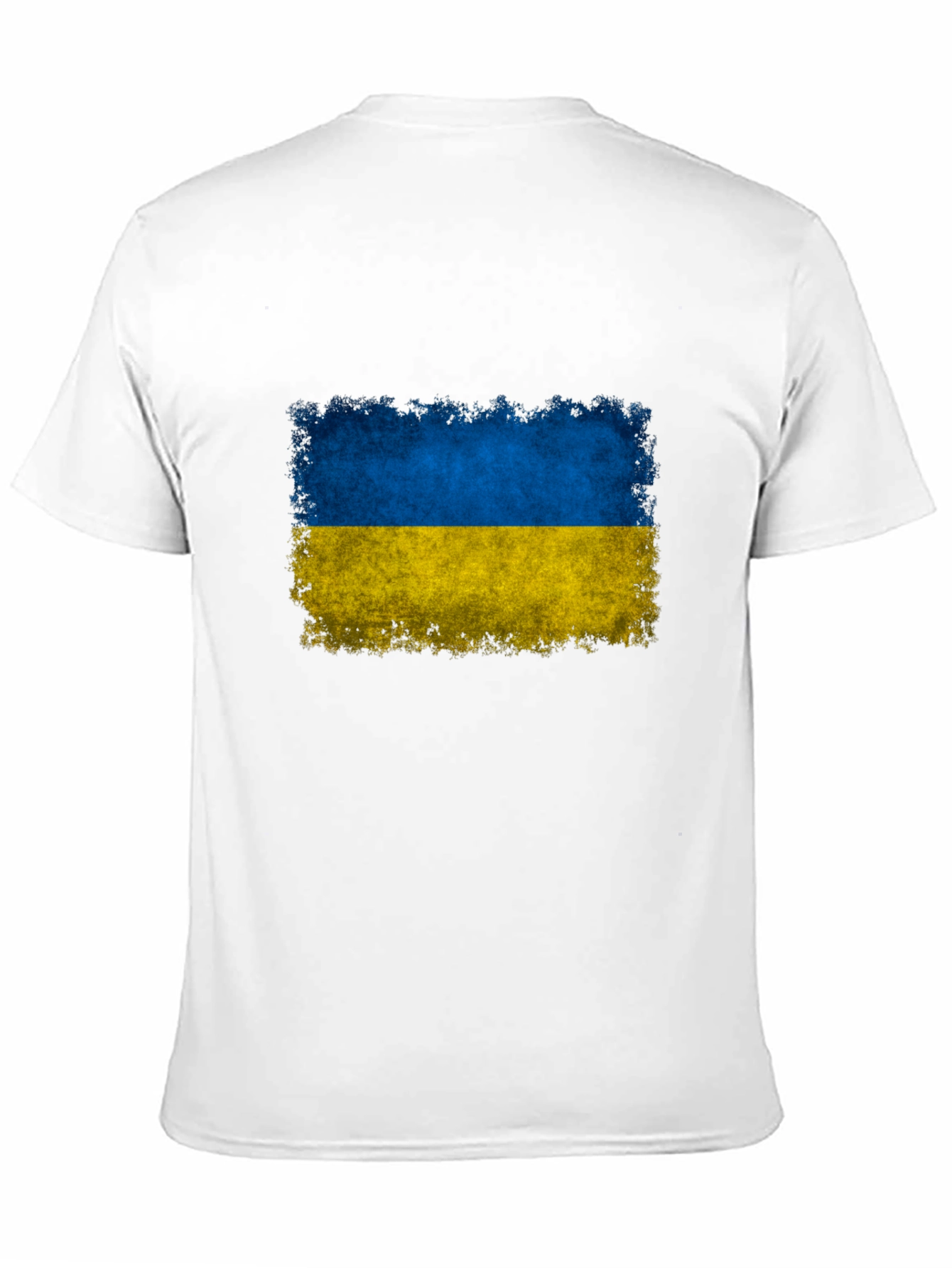 Ukraine Flag T-Shirt - Distressed Design