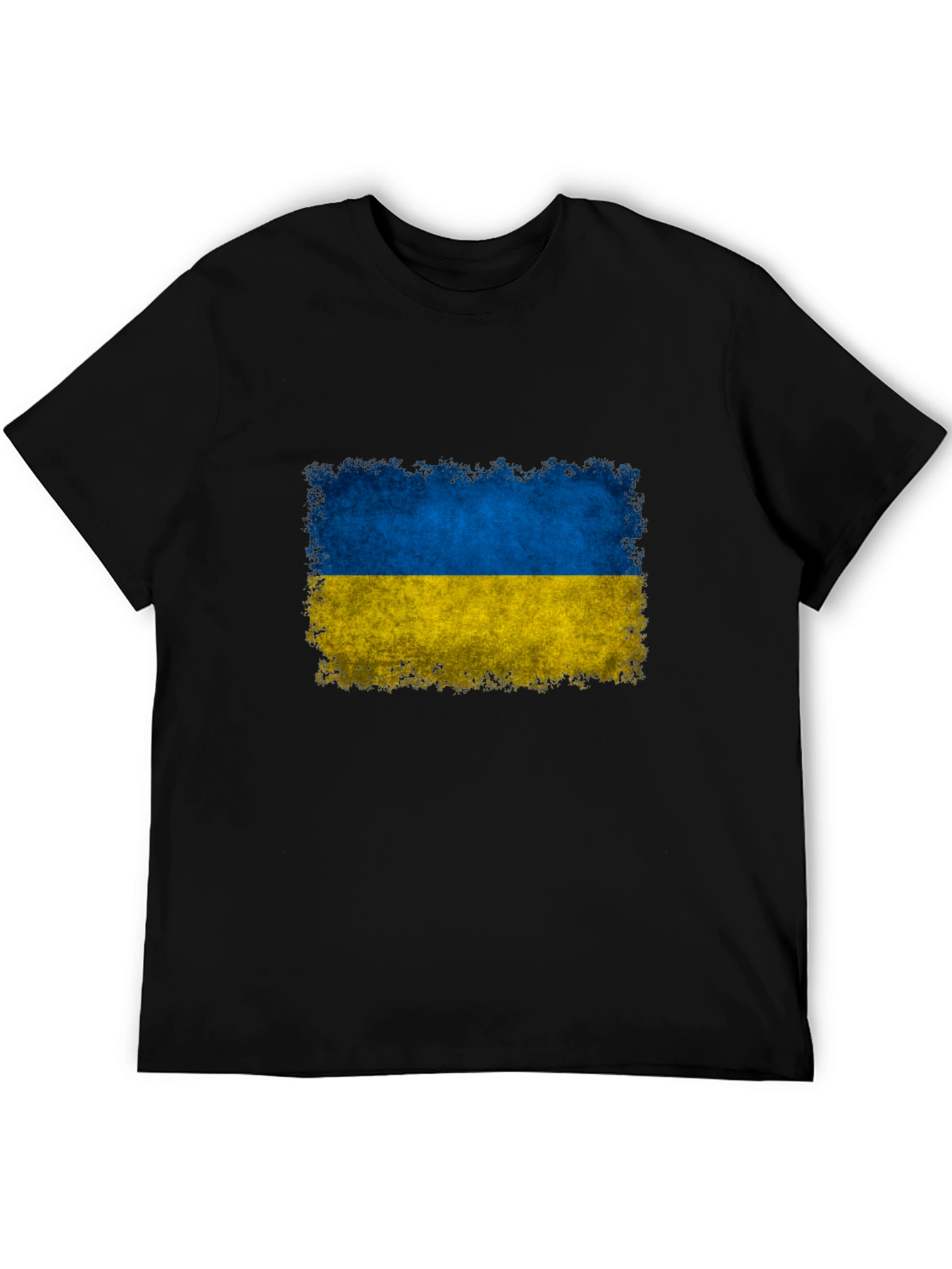 Ukraine Flag T-Shirt - Distressed Design