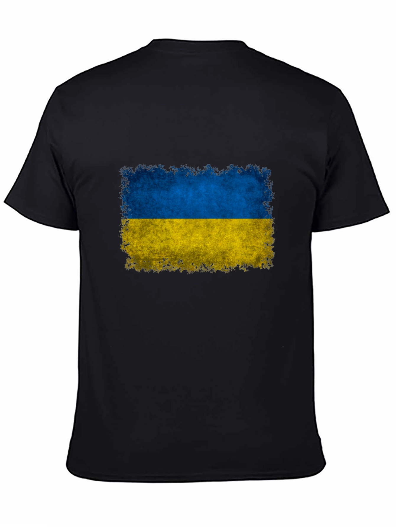 Ukraine Flag T-Shirt - Distressed Design