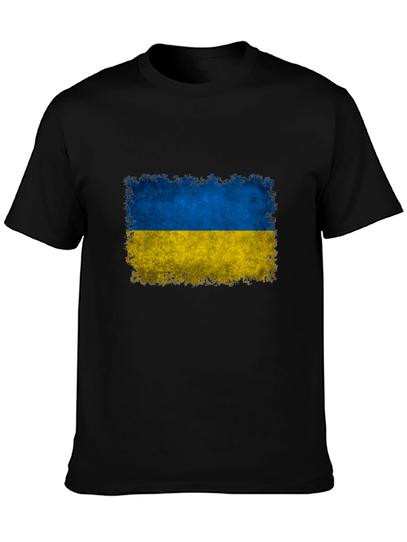 Ukraine Flag T-Shirt - Distressed Design