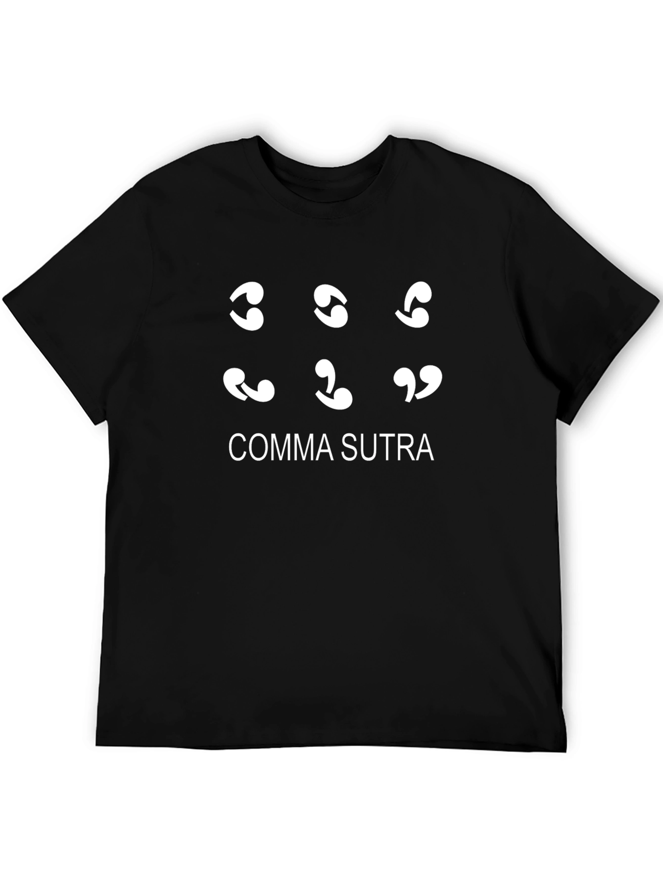 Comma Sutra Black T-Shirt