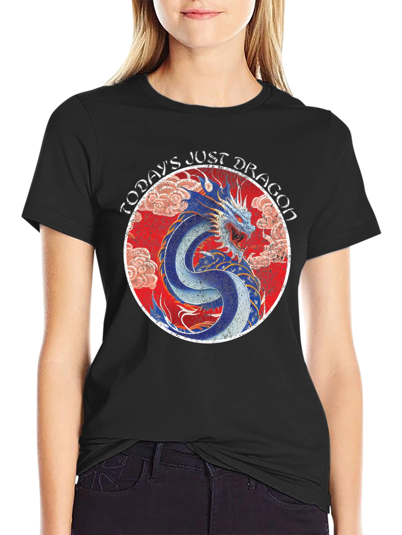 Todays Just Dragon Graphic T-Shirt