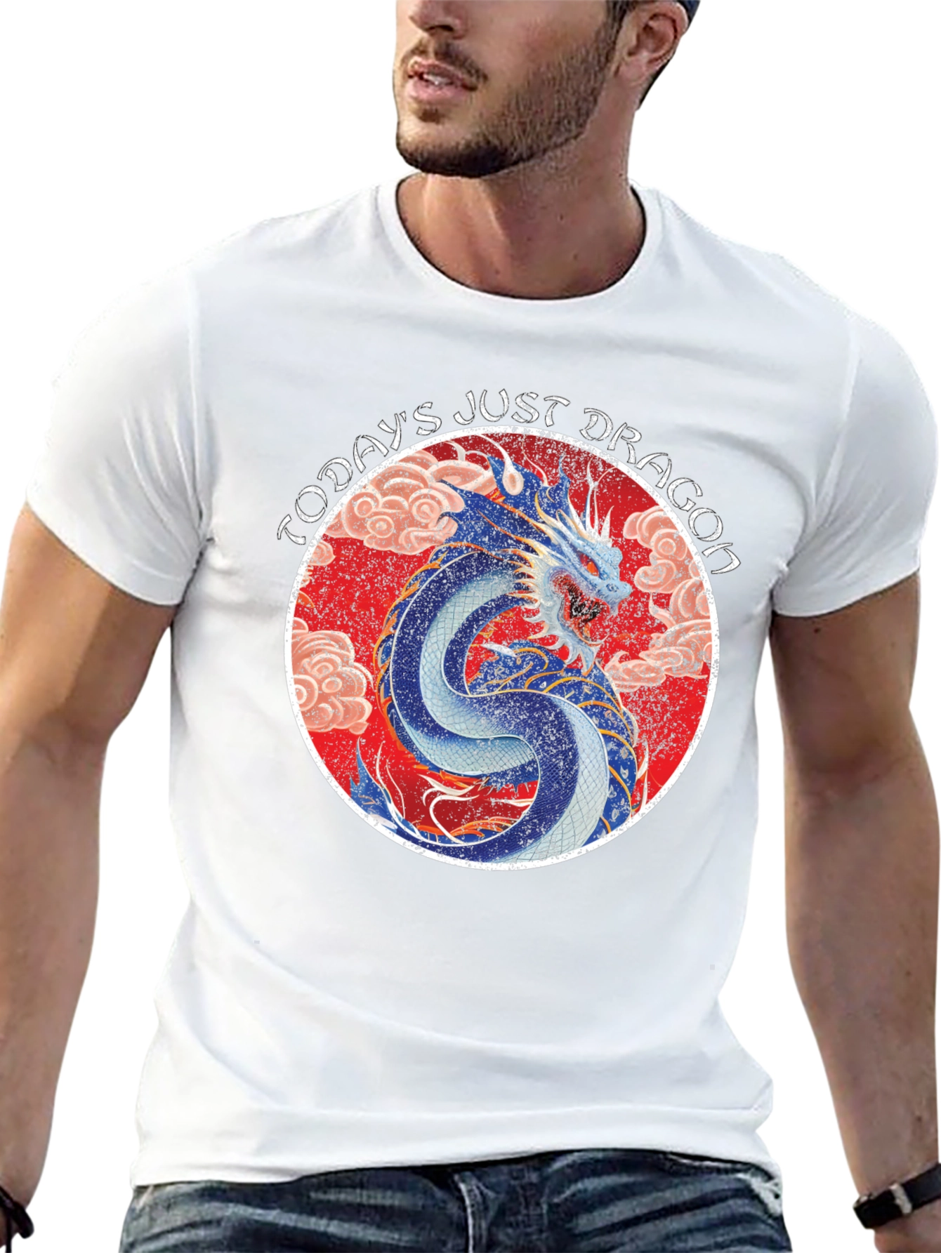 Todays Just Dragon Graphic T-Shirt