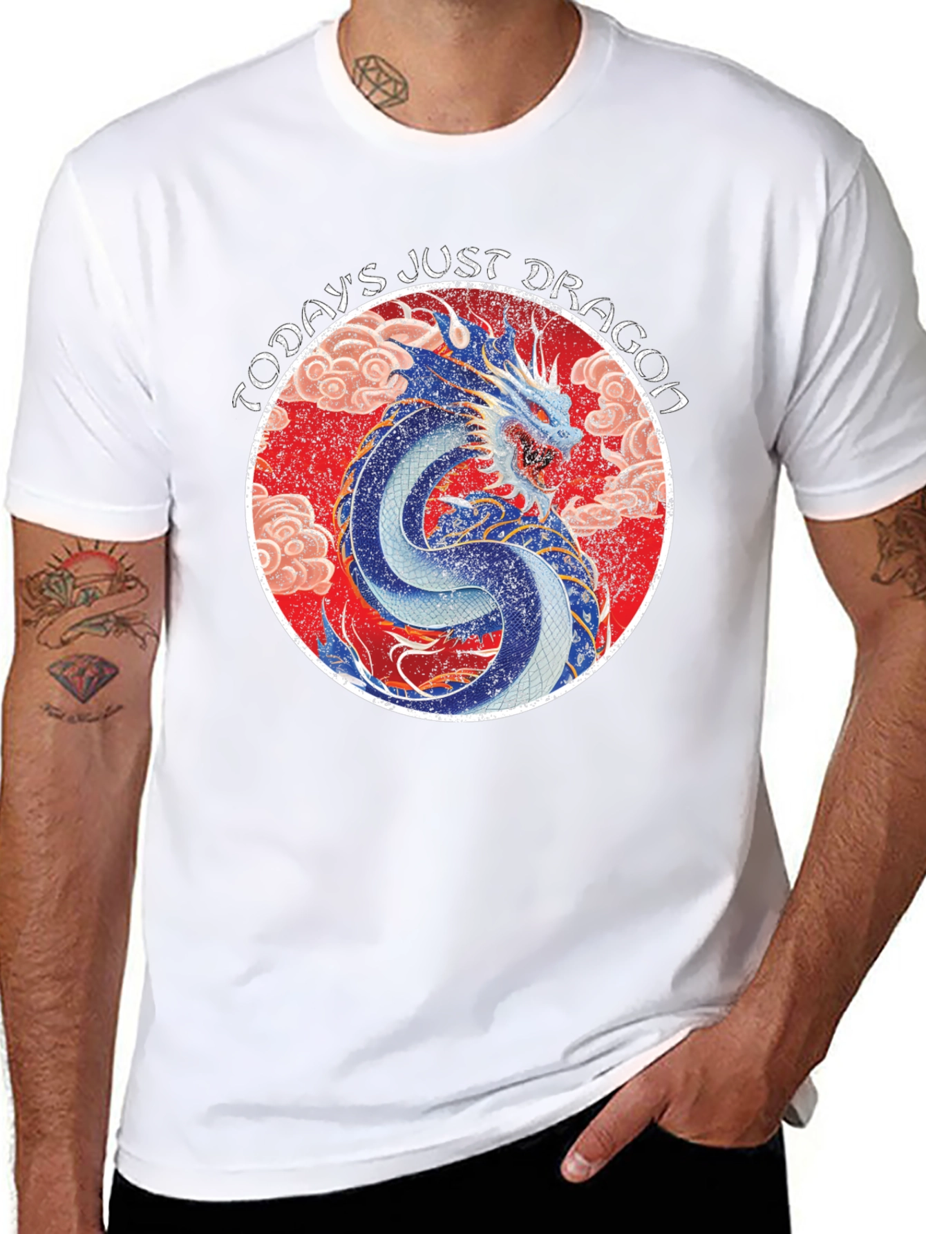 Todays Just Dragon Graphic T-Shirt