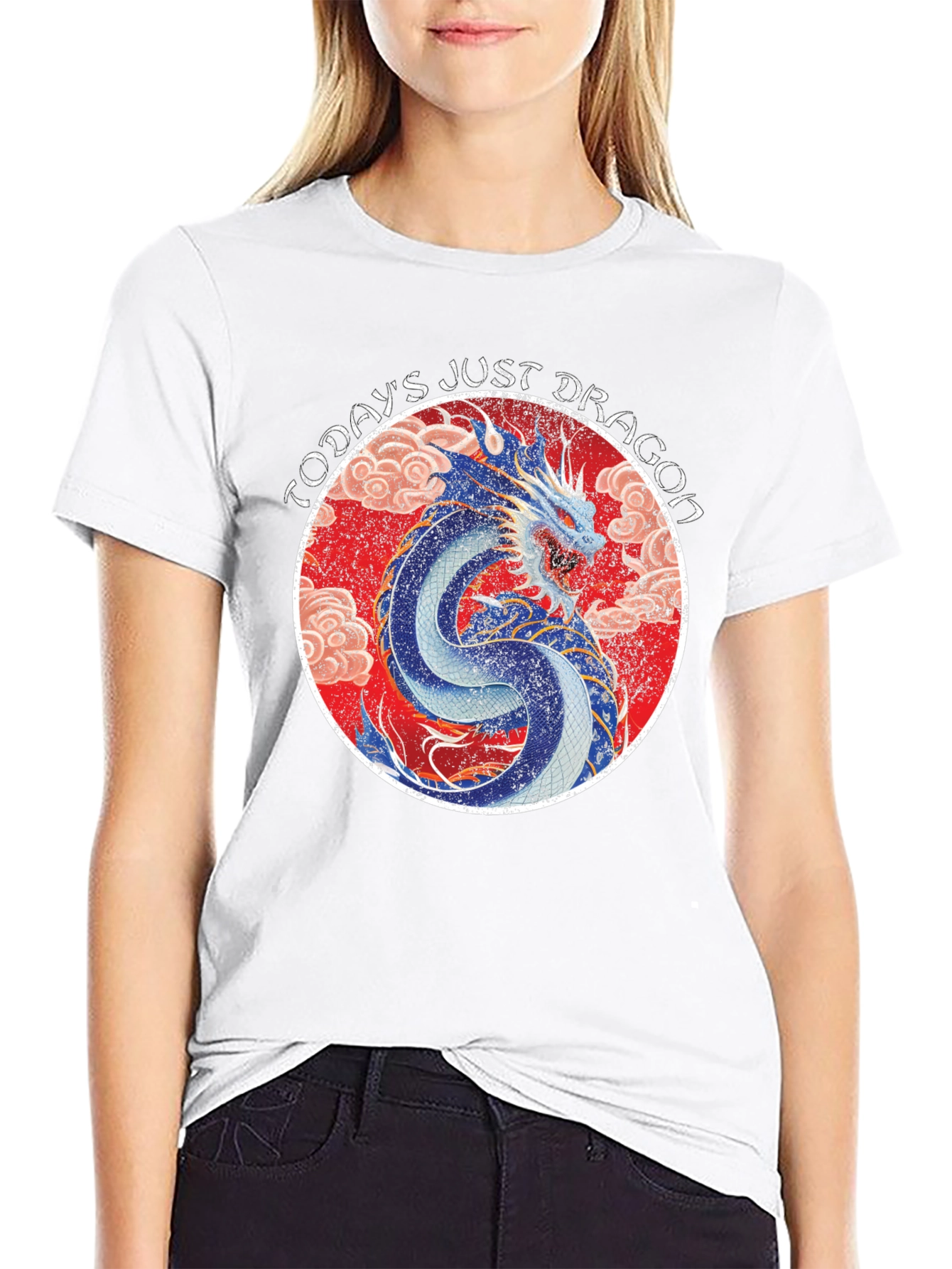 Todays Just Dragon Graphic T-Shirt
