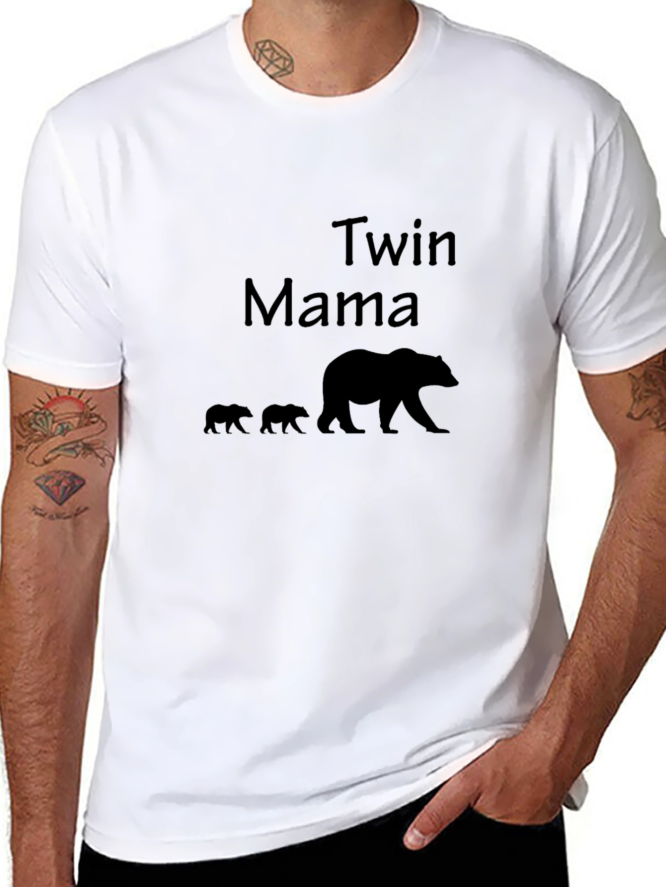 Twin Mama Bear T-Shirt