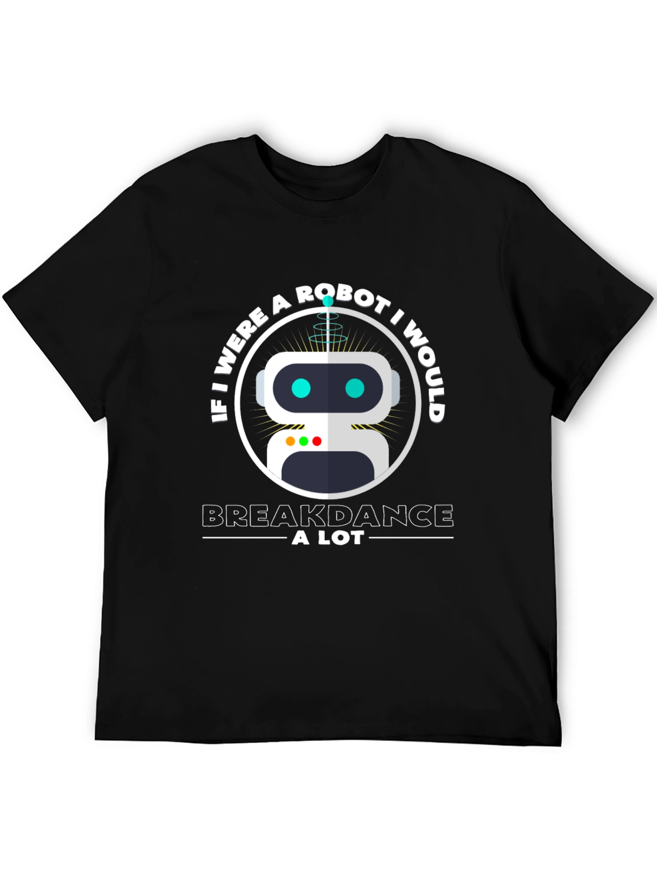 Robot Breakdance T-Shirt - Fun Graphic Tee