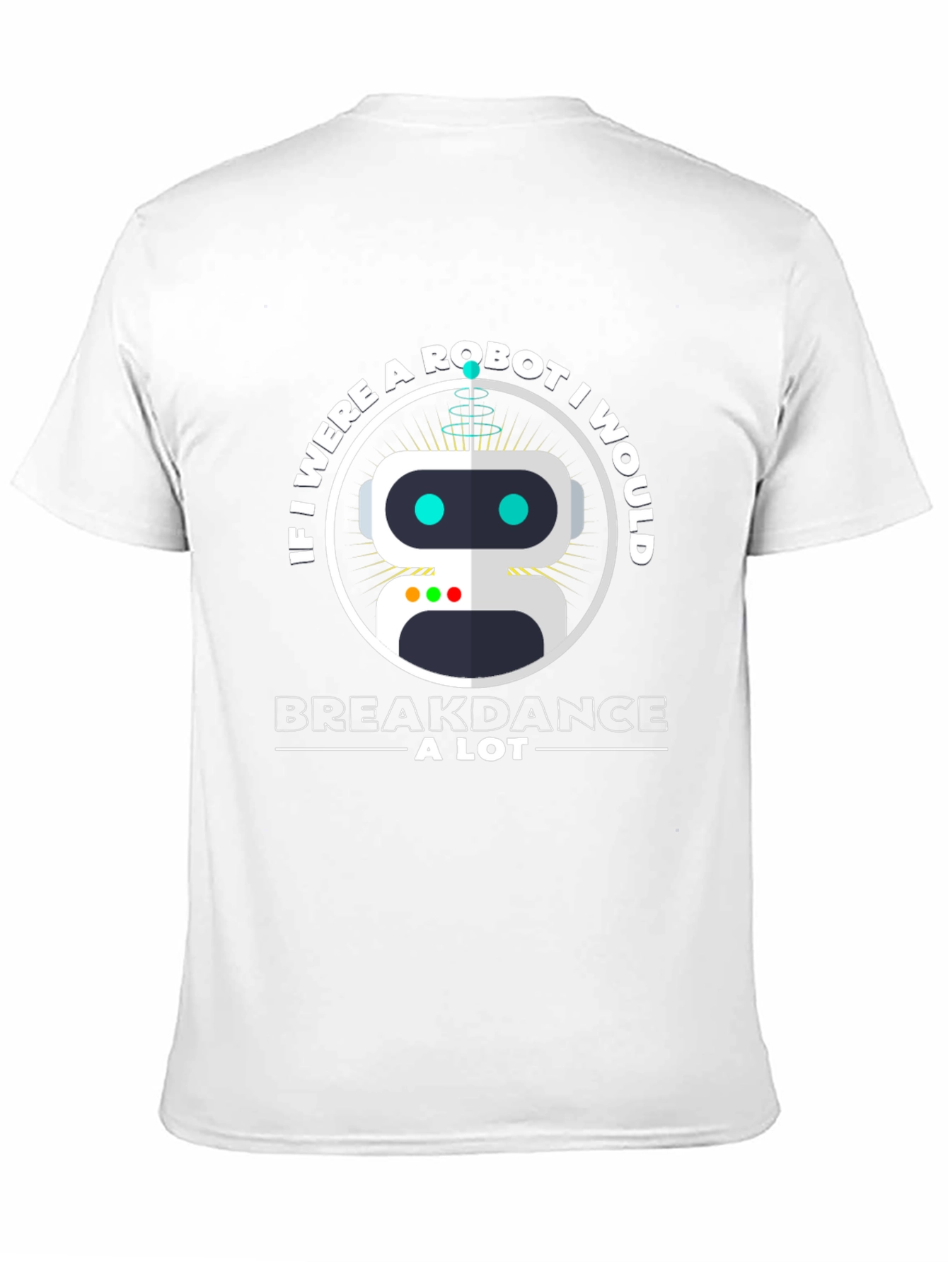 Robot Breakdance T-Shirt - Fun Graphic Tee