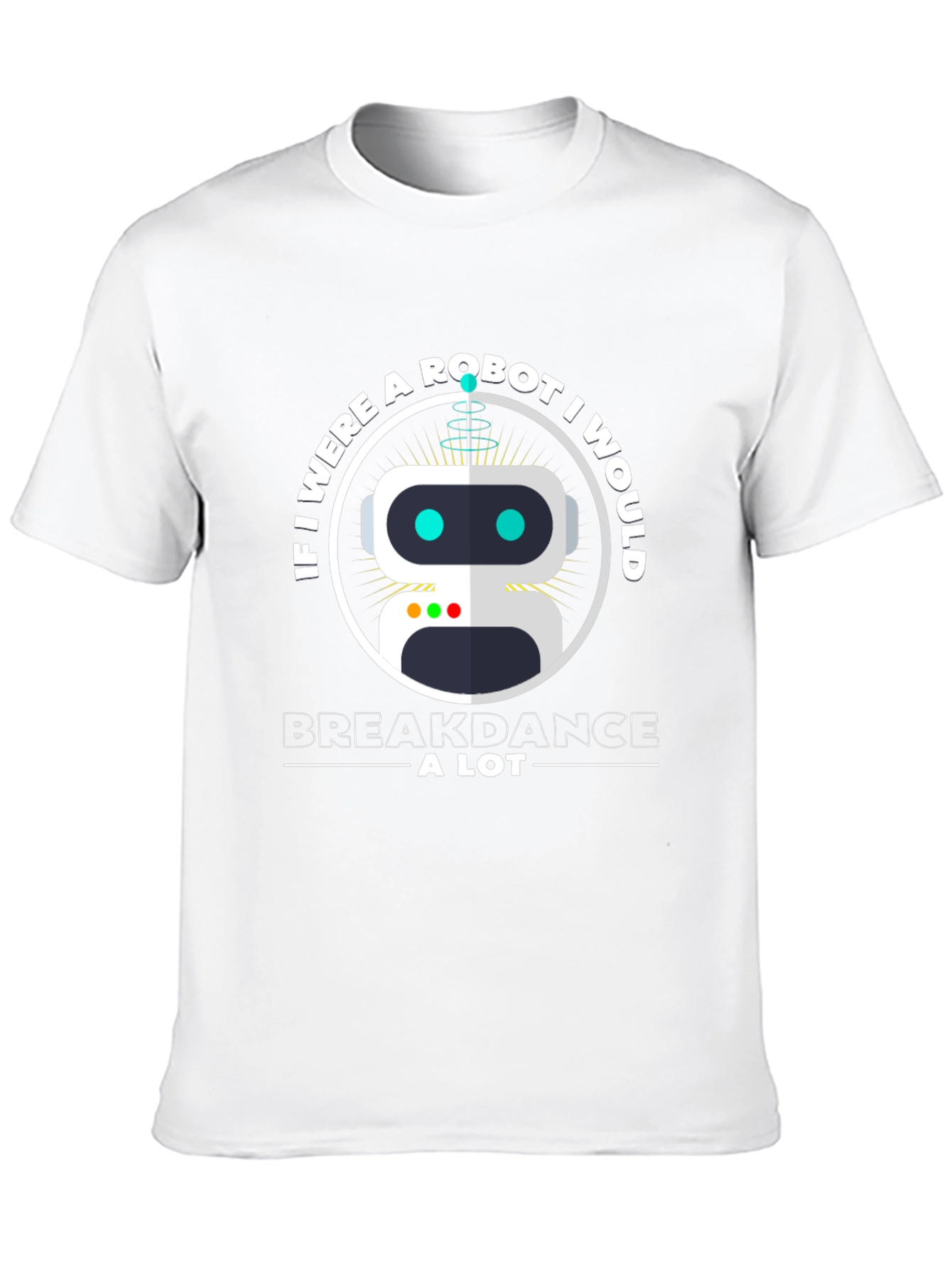 Robot Breakdance T-Shirt - Fun Graphic Tee