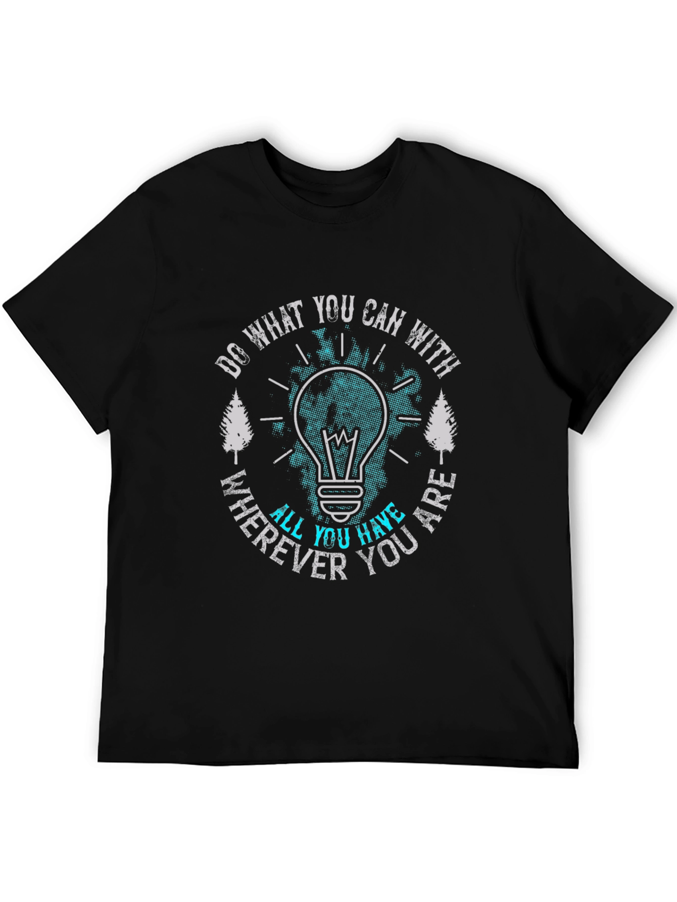 Inspirational Lightbulb Graphic T-Shirt