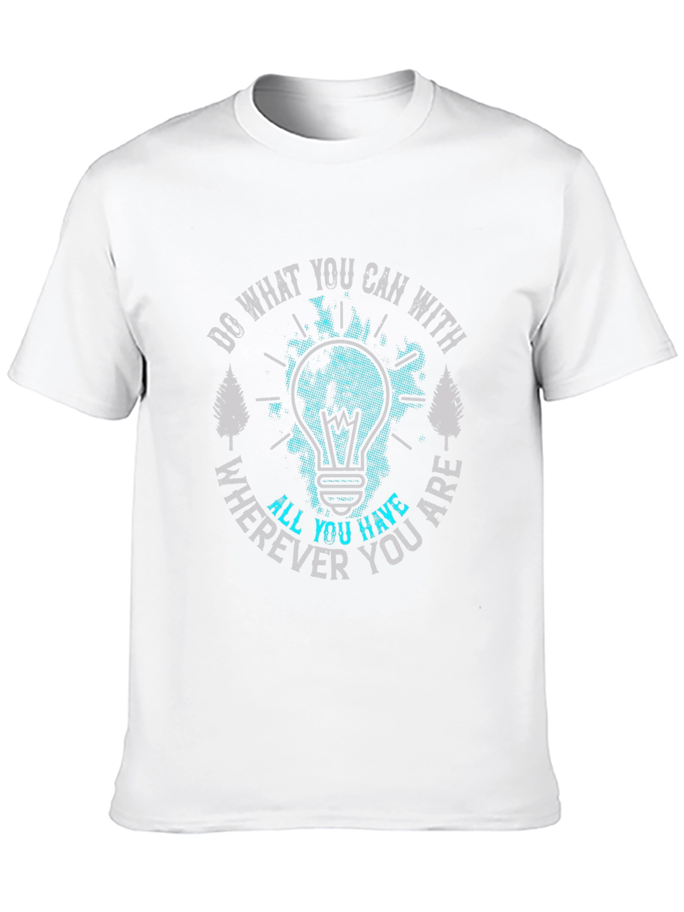 Inspirational Lightbulb Graphic T-Shirt
