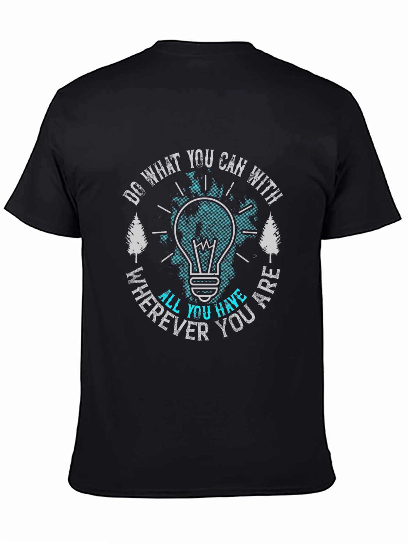 Inspirational Lightbulb Graphic T-Shirt