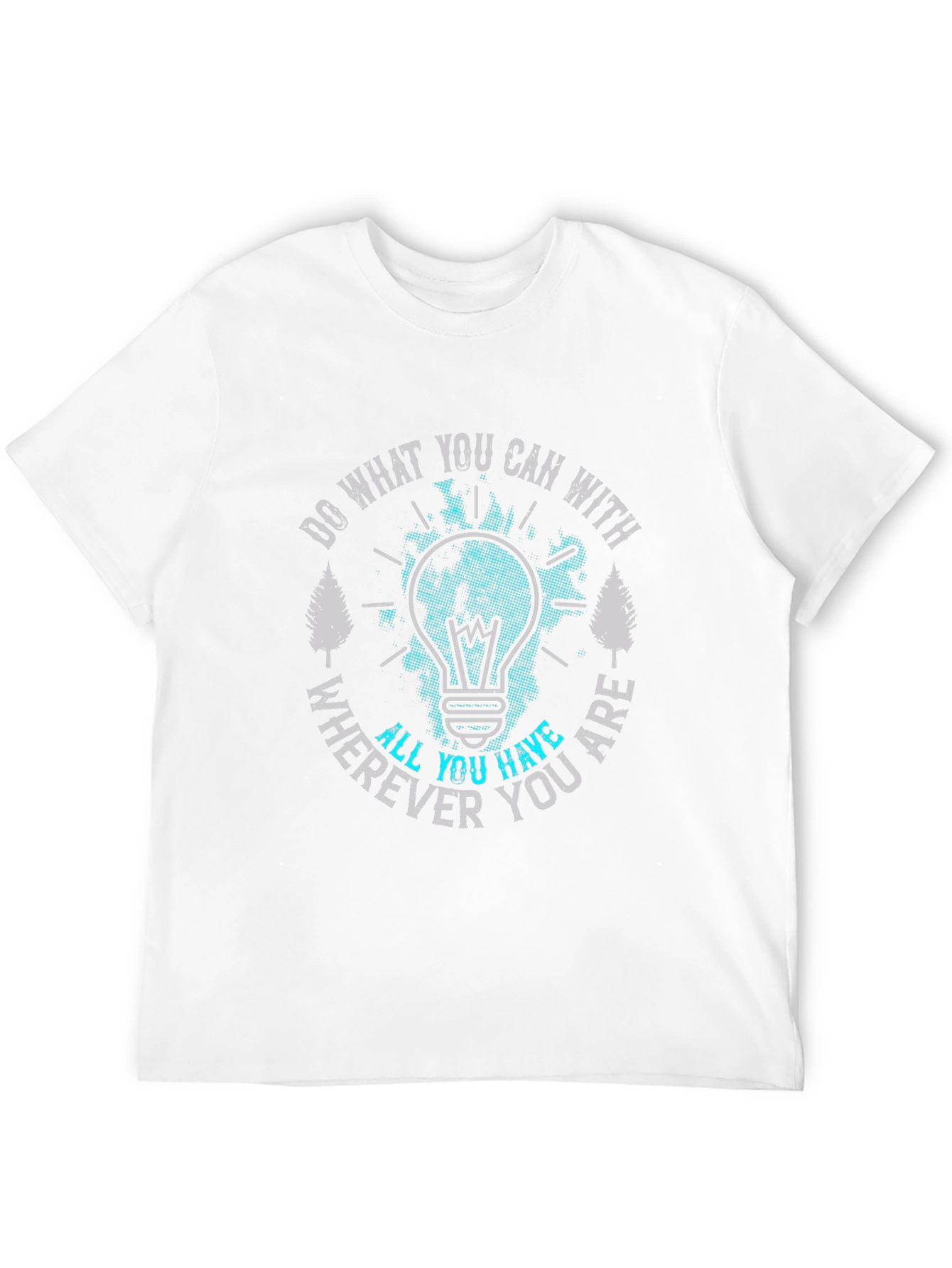 Inspirational Lightbulb Graphic T-Shirt