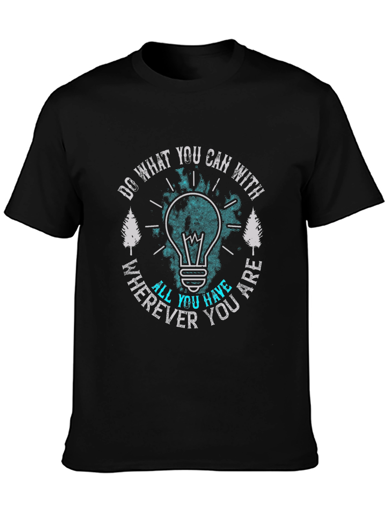 Inspirational Lightbulb Graphic T-Shirt